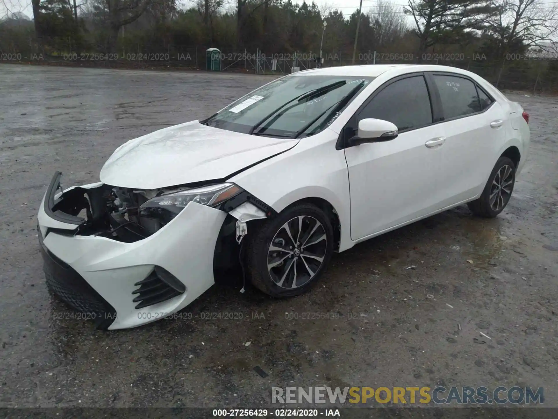 2 Photograph of a damaged car 5YFBURHE5KP919938 TOYOTA COROLLA 2019