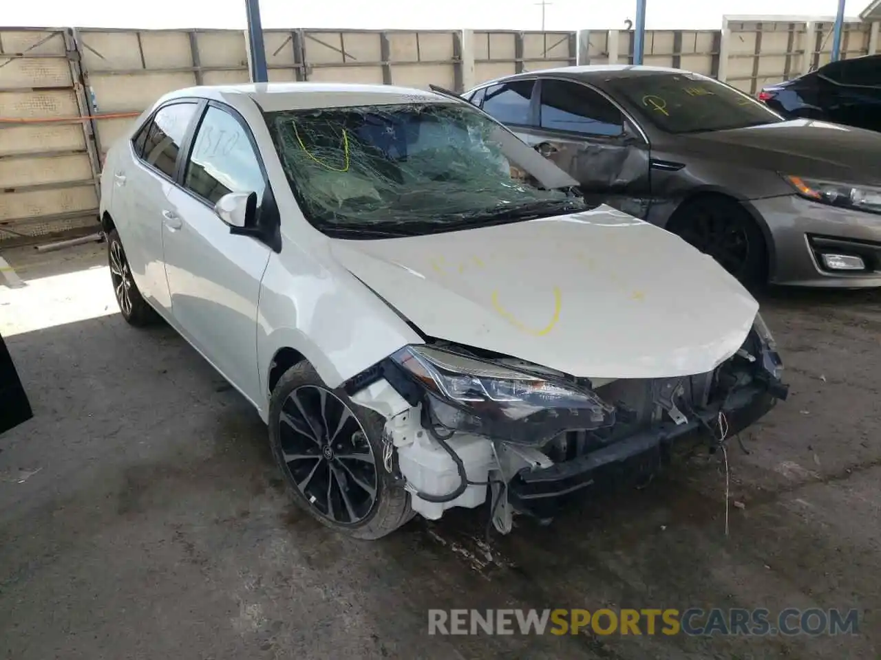 1 Photograph of a damaged car 5YFBURHE5KP920605 TOYOTA COROLLA 2019