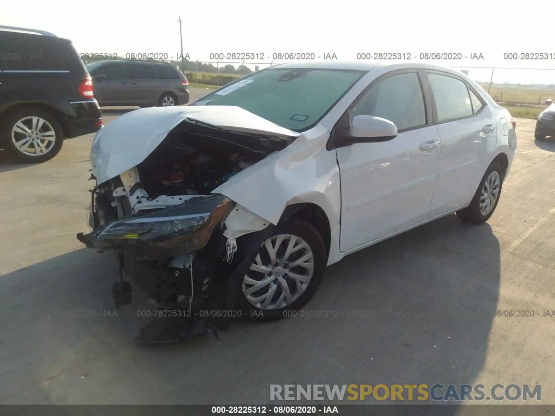 2 Photograph of a damaged car 5YFBURHE5KP920975 TOYOTA COROLLA 2019