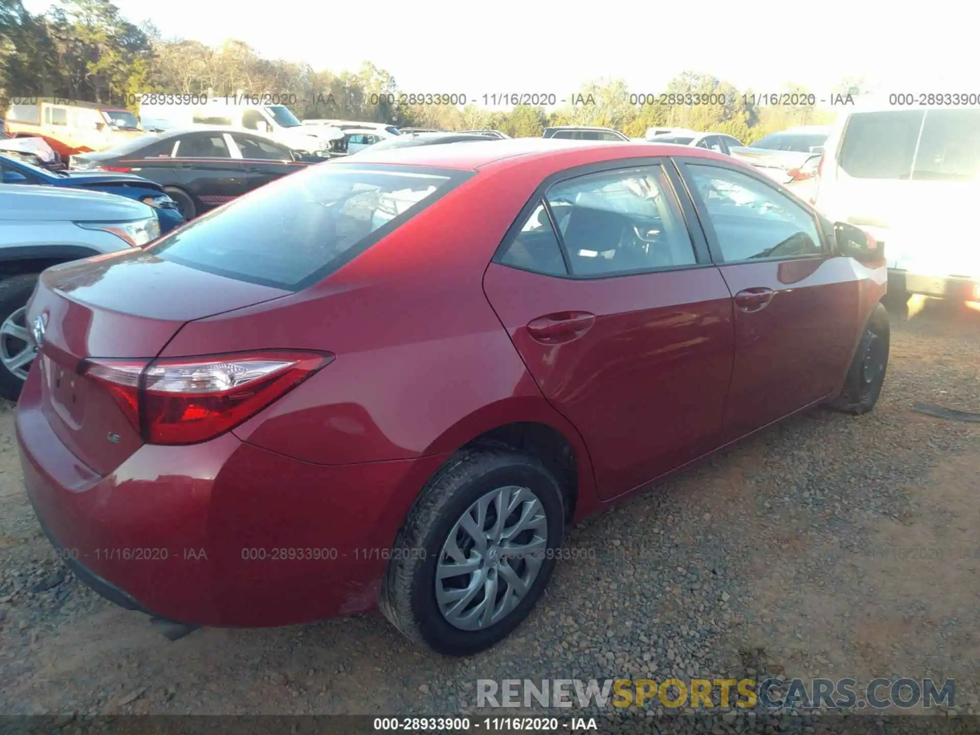 4 Photograph of a damaged car 5YFBURHE5KP921186 TOYOTA COROLLA 2019