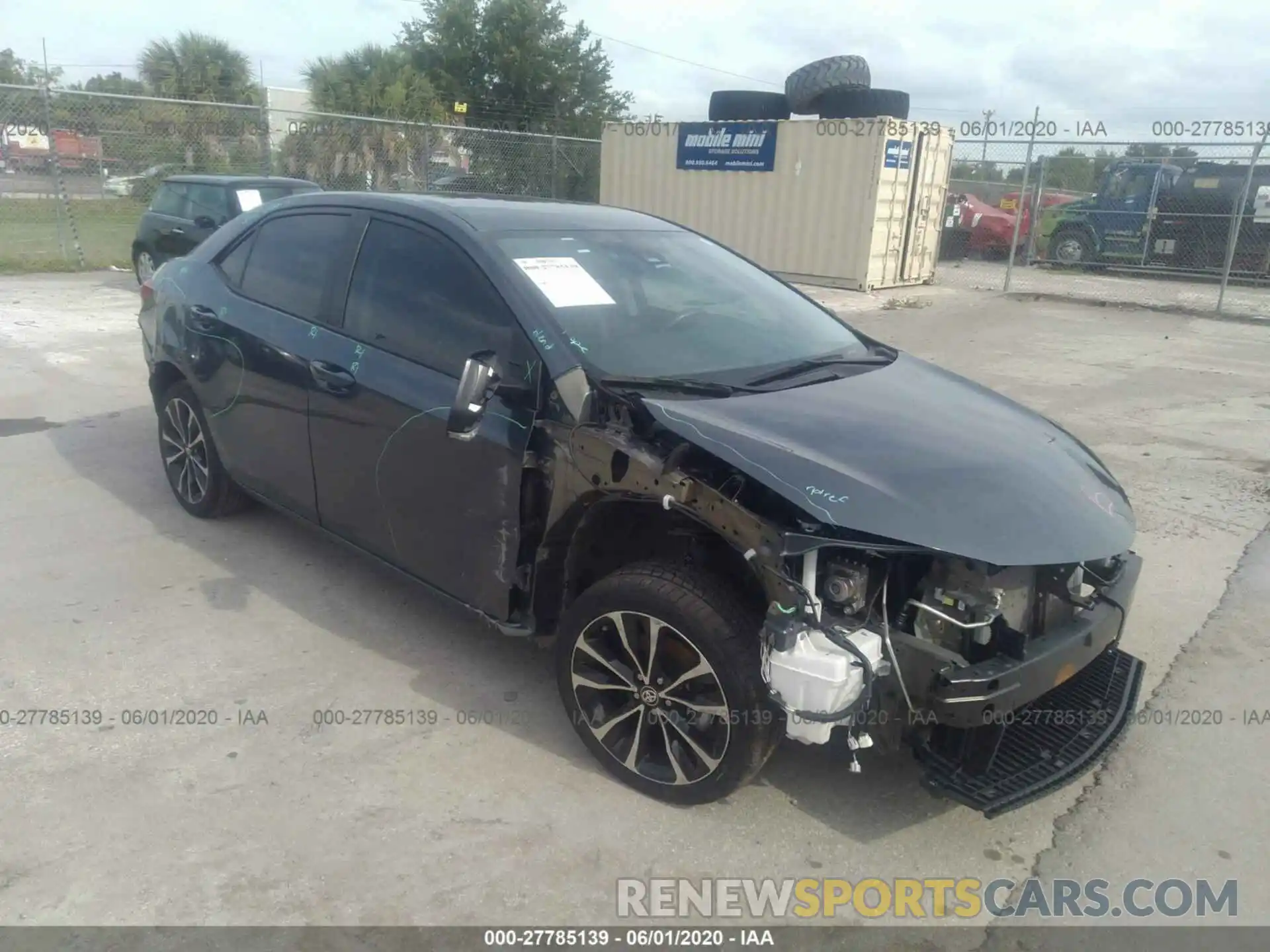 1 Photograph of a damaged car 5YFBURHE5KP921575 TOYOTA COROLLA 2019