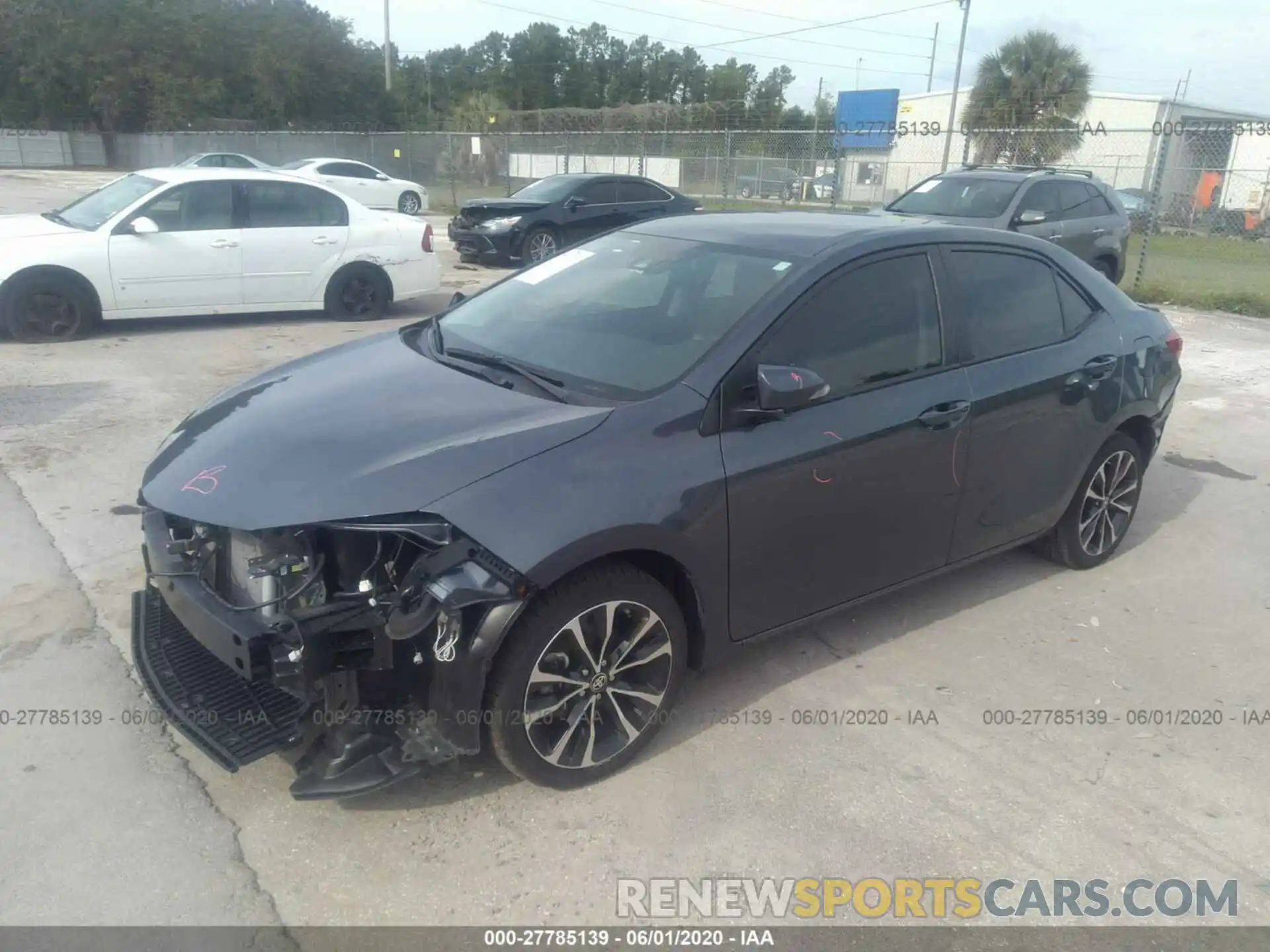 2 Photograph of a damaged car 5YFBURHE5KP921575 TOYOTA COROLLA 2019