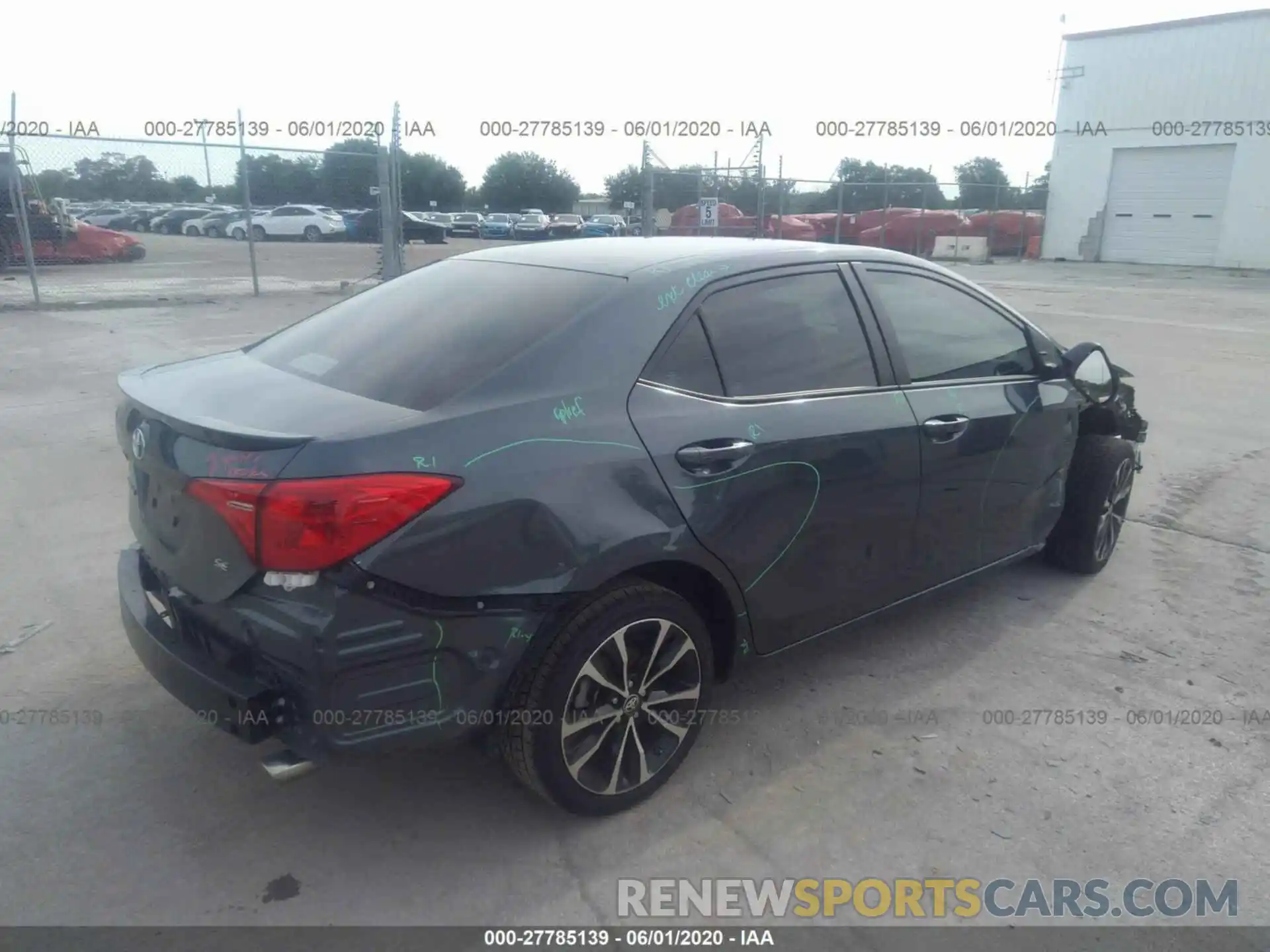 4 Photograph of a damaged car 5YFBURHE5KP921575 TOYOTA COROLLA 2019