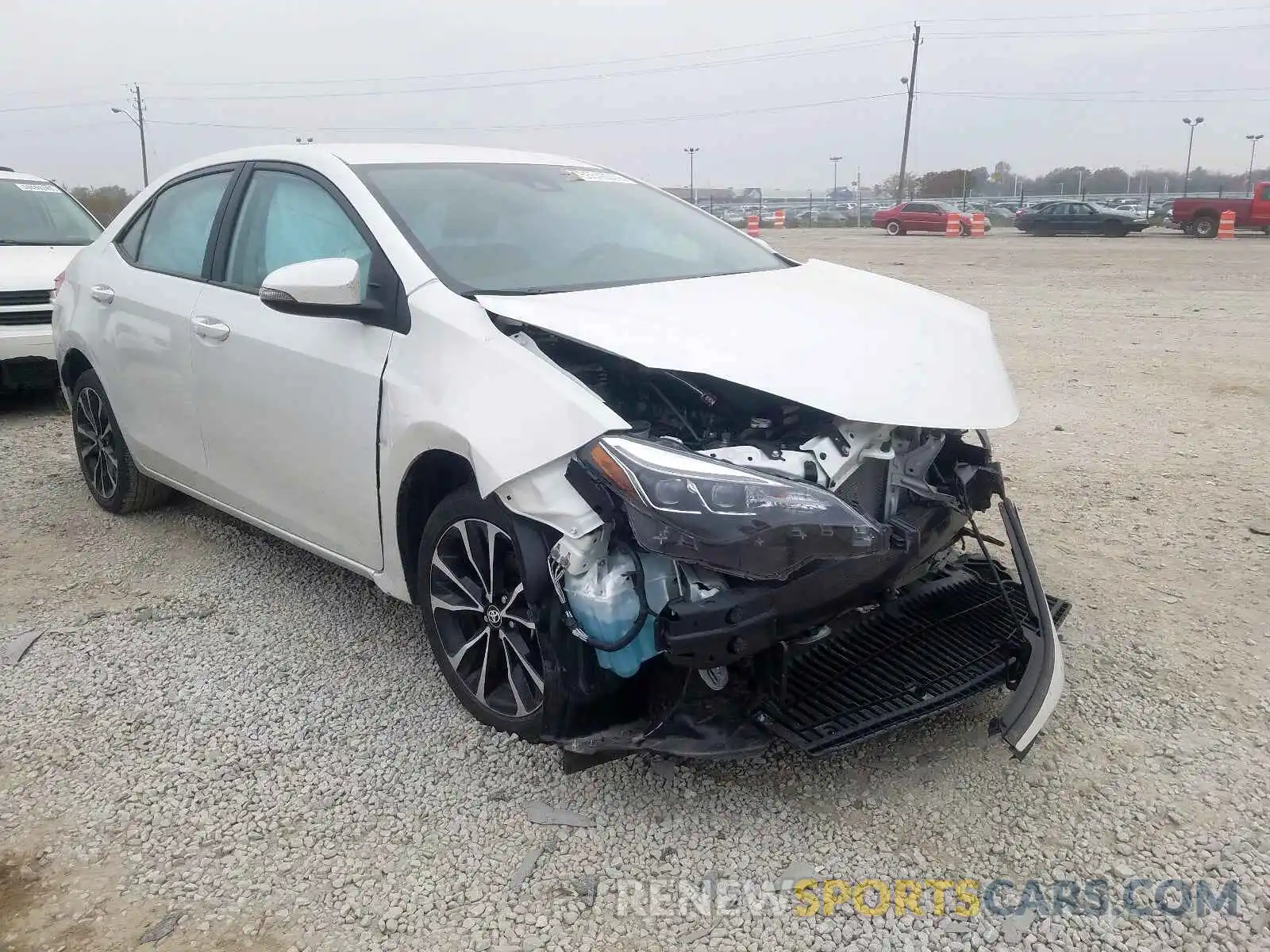 1 Photograph of a damaged car 5YFBURHE5KP921821 TOYOTA COROLLA 2019