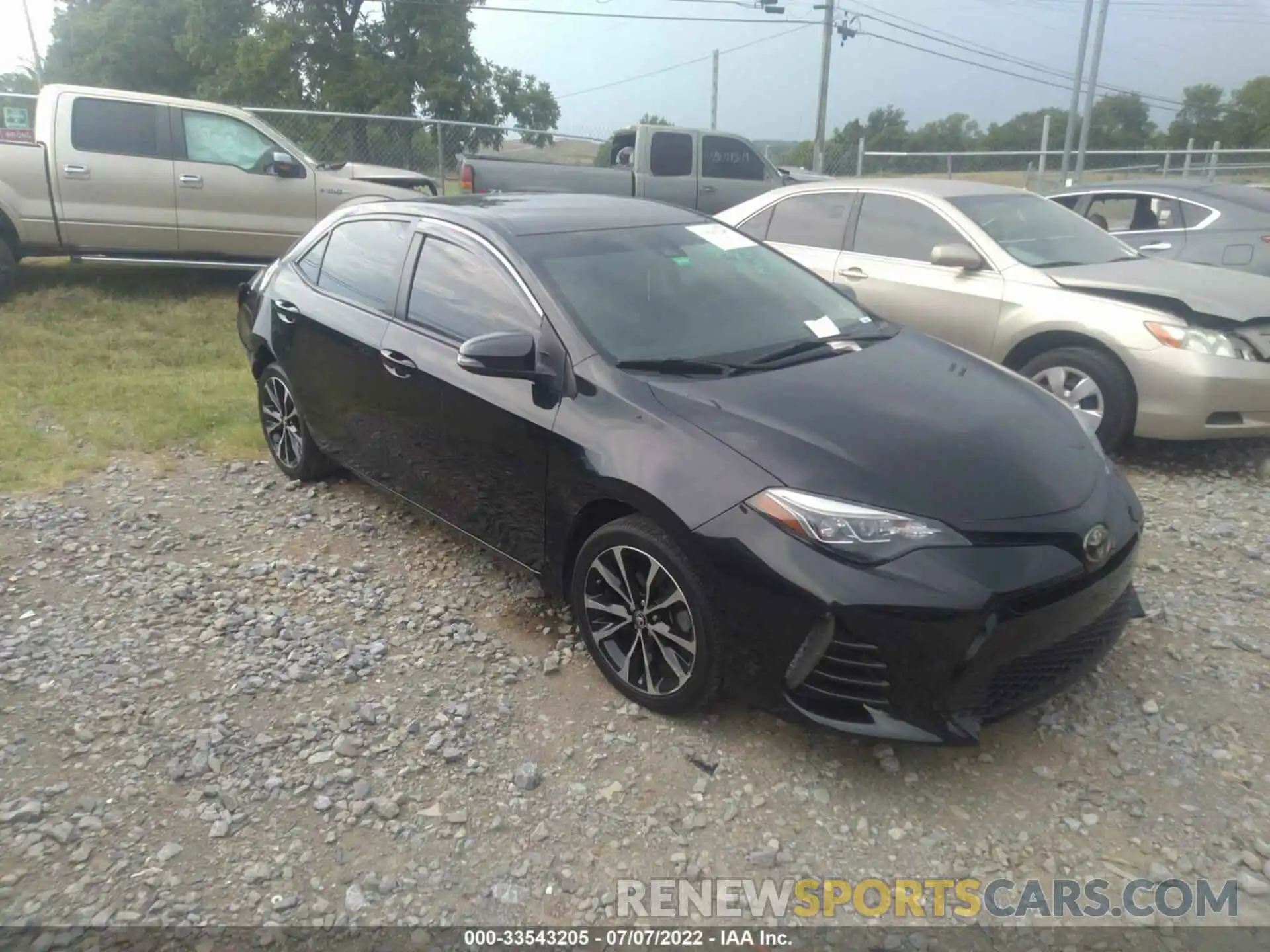 1 Photograph of a damaged car 5YFBURHE5KP922080 TOYOTA COROLLA 2019