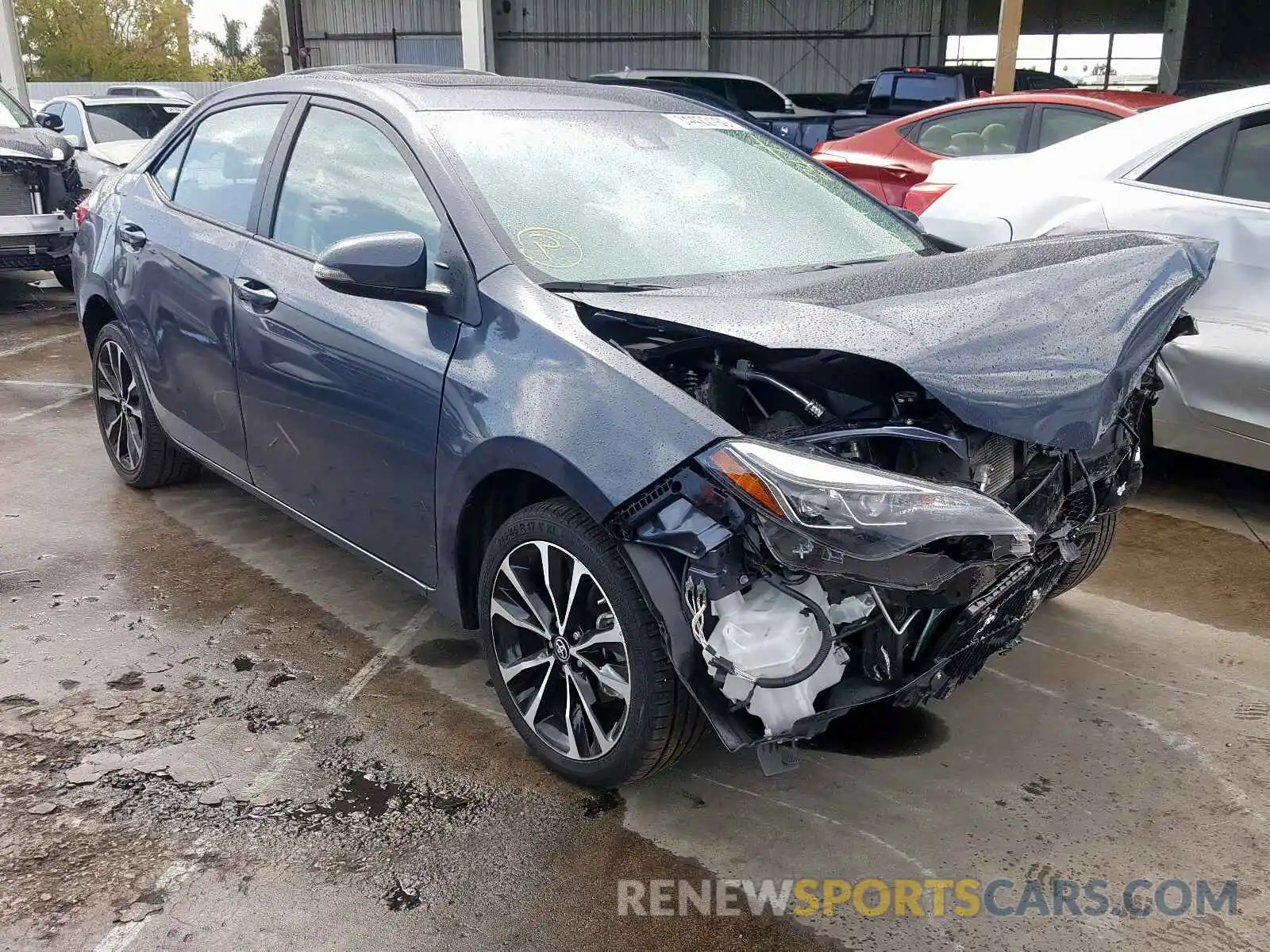 1 Photograph of a damaged car 5YFBURHE5KP922287 TOYOTA COROLLA 2019