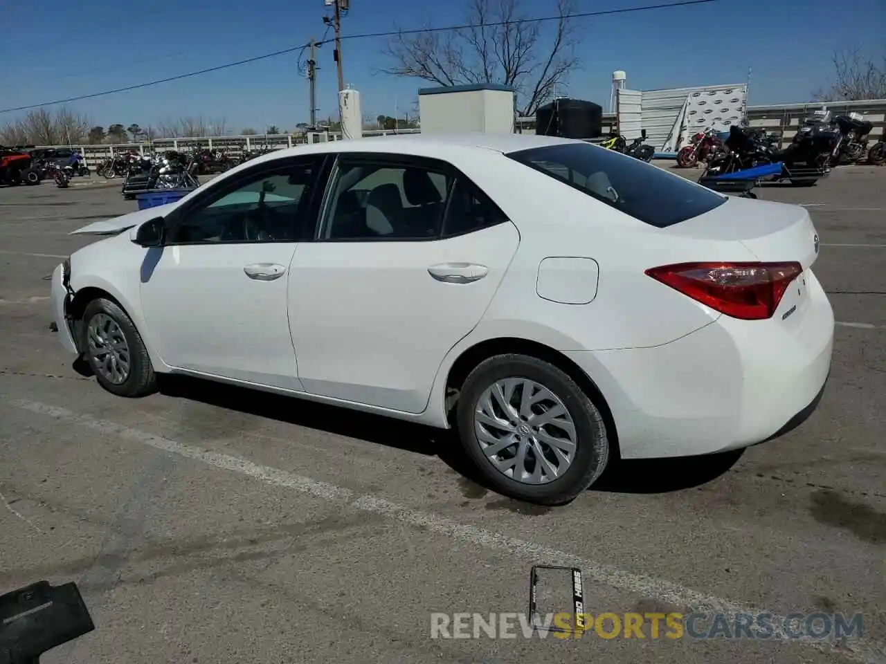 2 Photograph of a damaged car 5YFBURHE5KP923360 TOYOTA COROLLA 2019