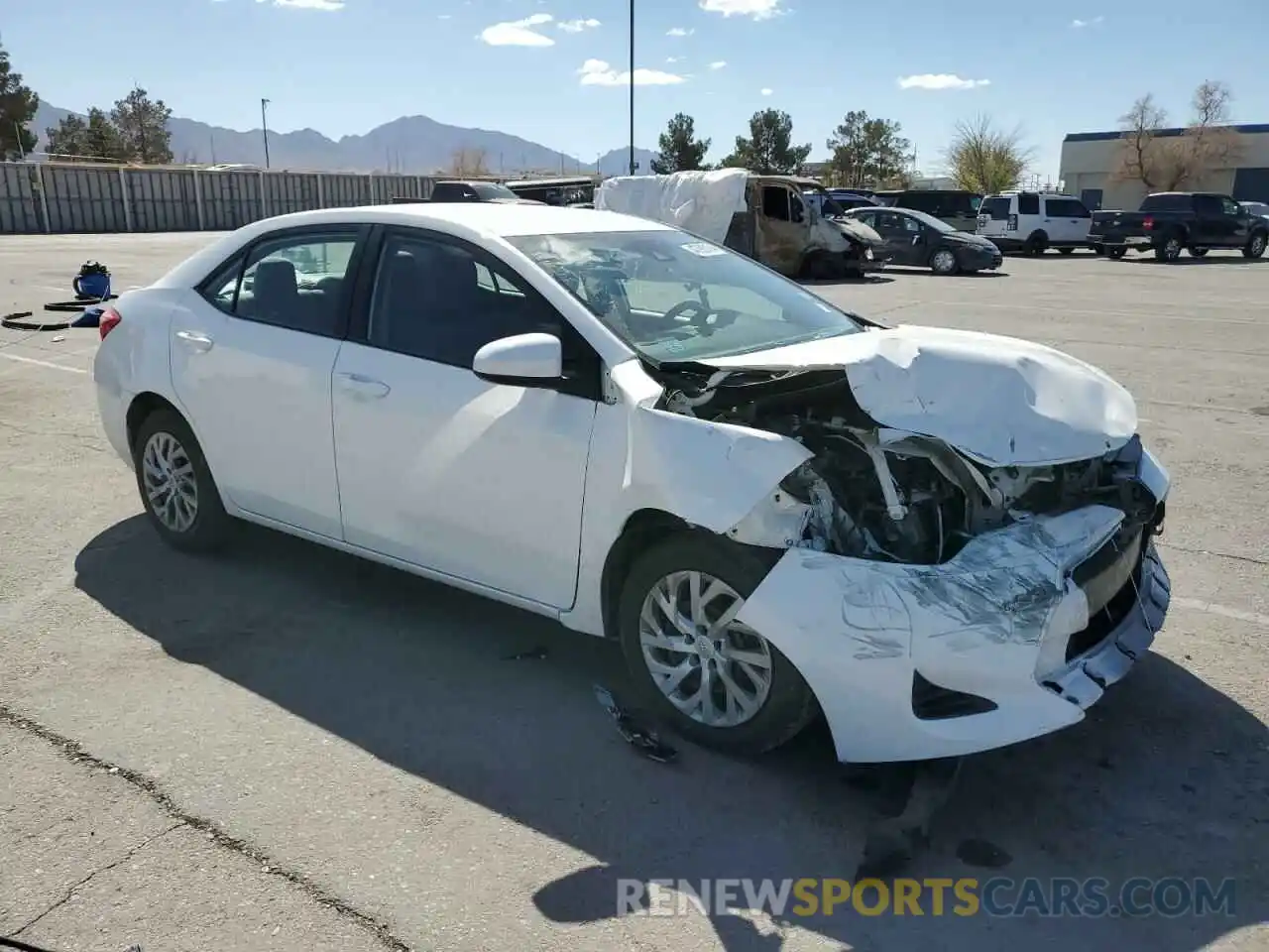 4 Photograph of a damaged car 5YFBURHE5KP923360 TOYOTA COROLLA 2019