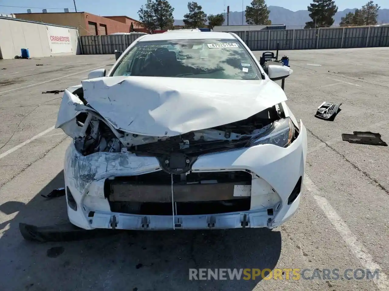 5 Photograph of a damaged car 5YFBURHE5KP923360 TOYOTA COROLLA 2019