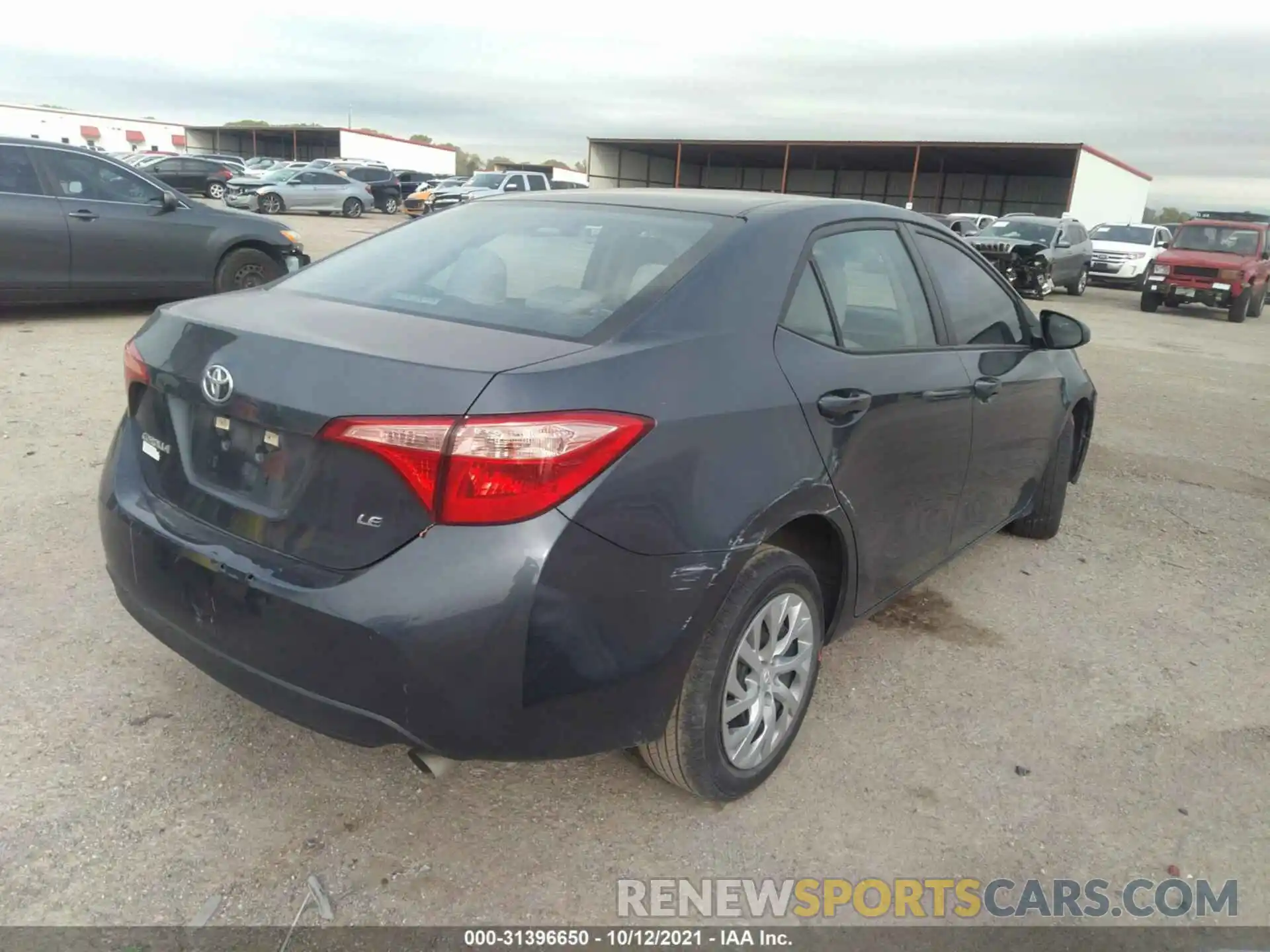 4 Photograph of a damaged car 5YFBURHE5KP923505 TOYOTA COROLLA 2019