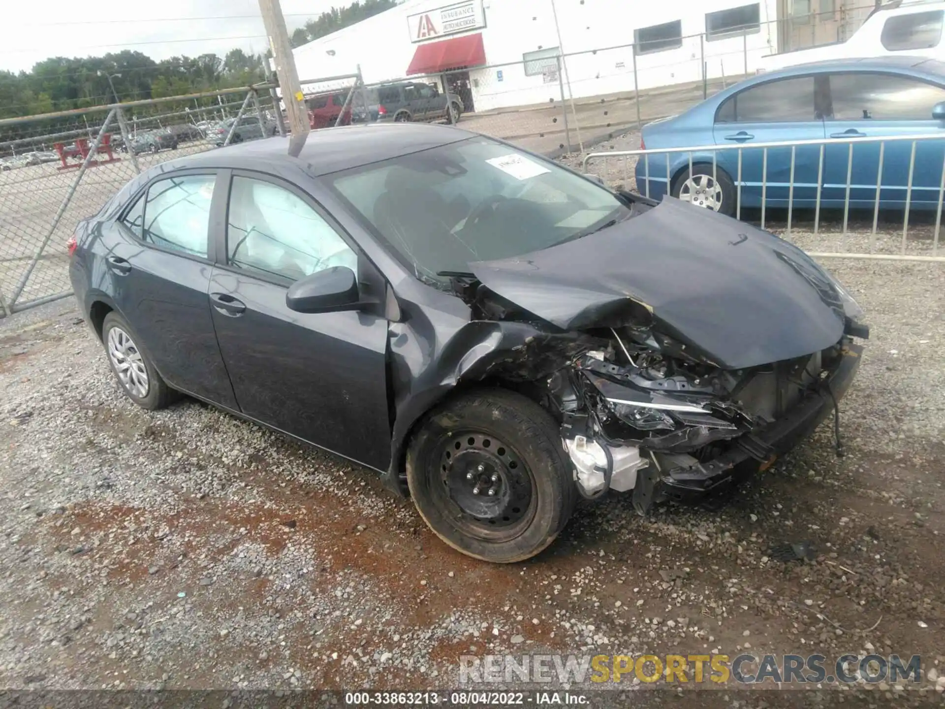 1 Photograph of a damaged car 5YFBURHE5KP923570 TOYOTA COROLLA 2019