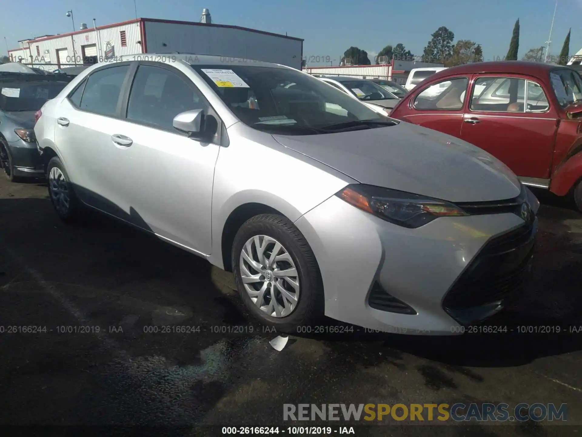 1 Photograph of a damaged car 5YFBURHE5KP923911 TOYOTA COROLLA 2019