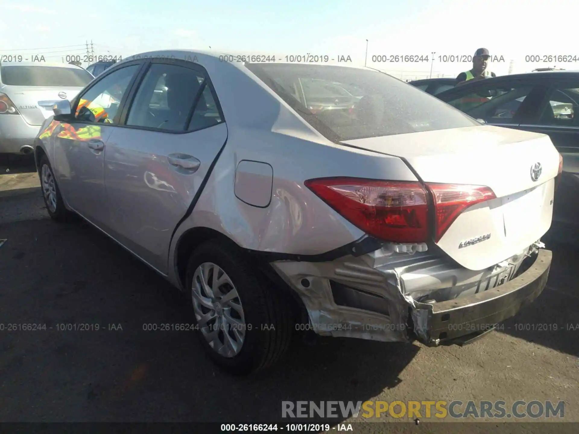 3 Photograph of a damaged car 5YFBURHE5KP923911 TOYOTA COROLLA 2019