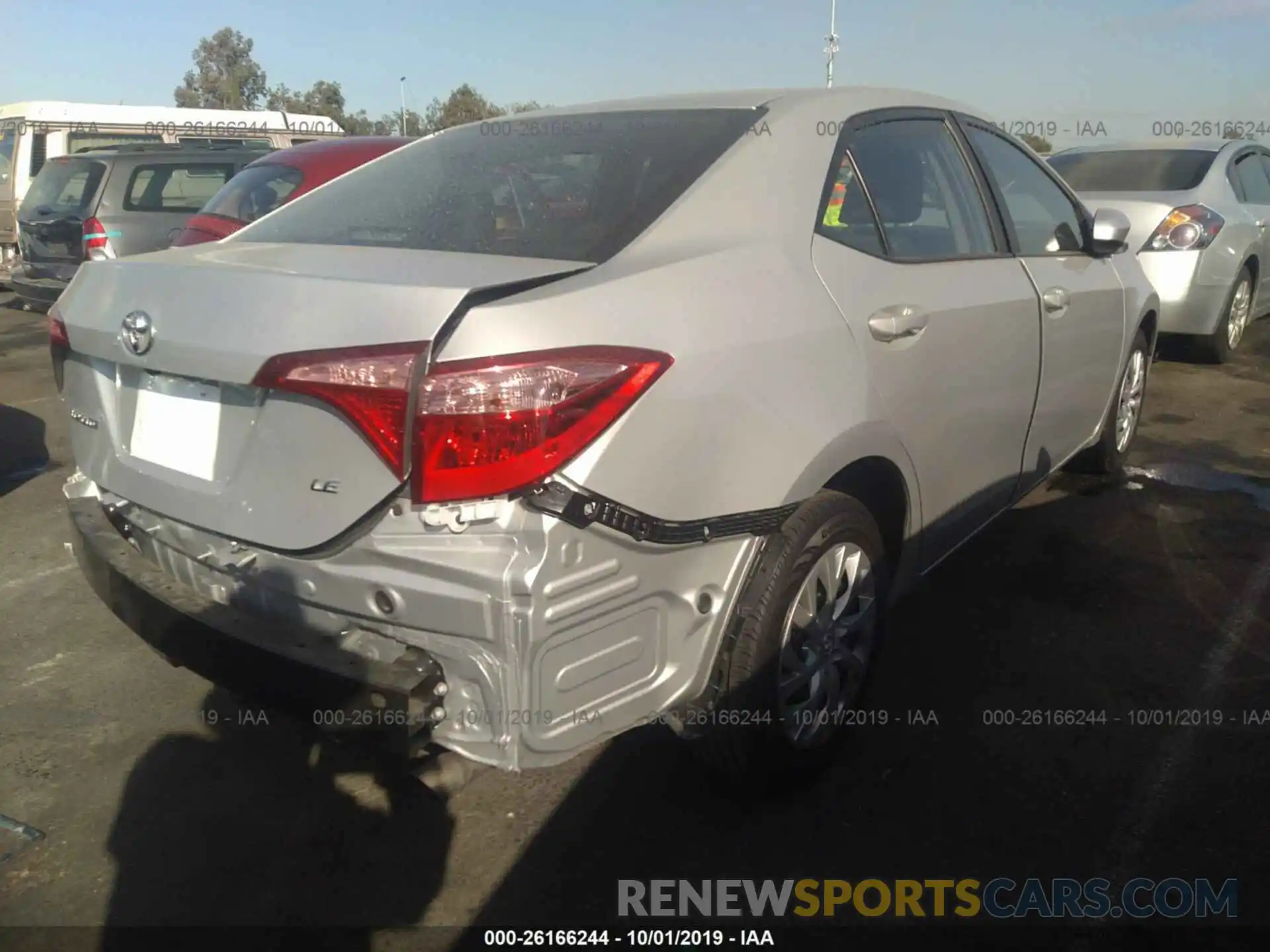 4 Photograph of a damaged car 5YFBURHE5KP923911 TOYOTA COROLLA 2019