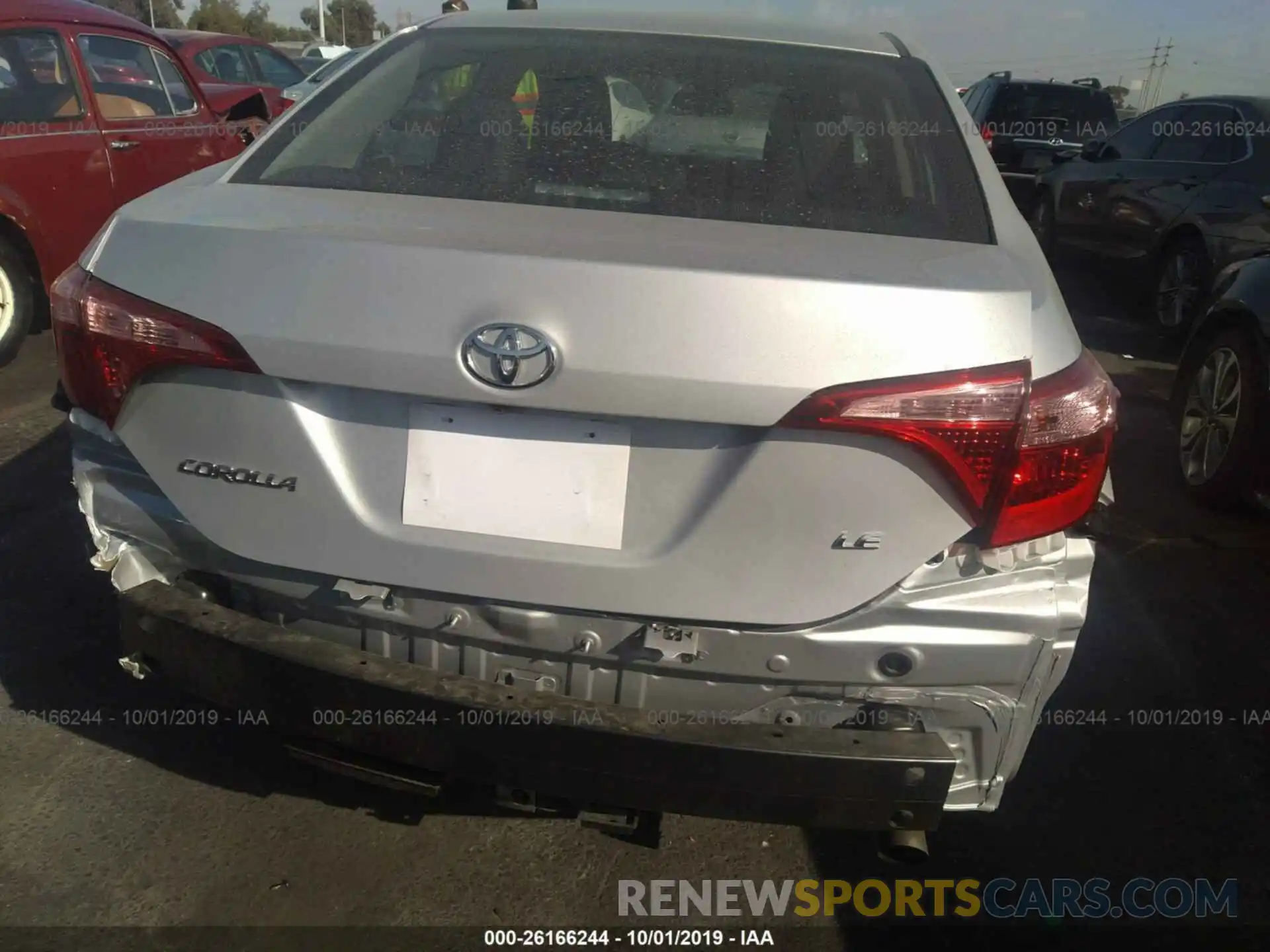 6 Photograph of a damaged car 5YFBURHE5KP923911 TOYOTA COROLLA 2019