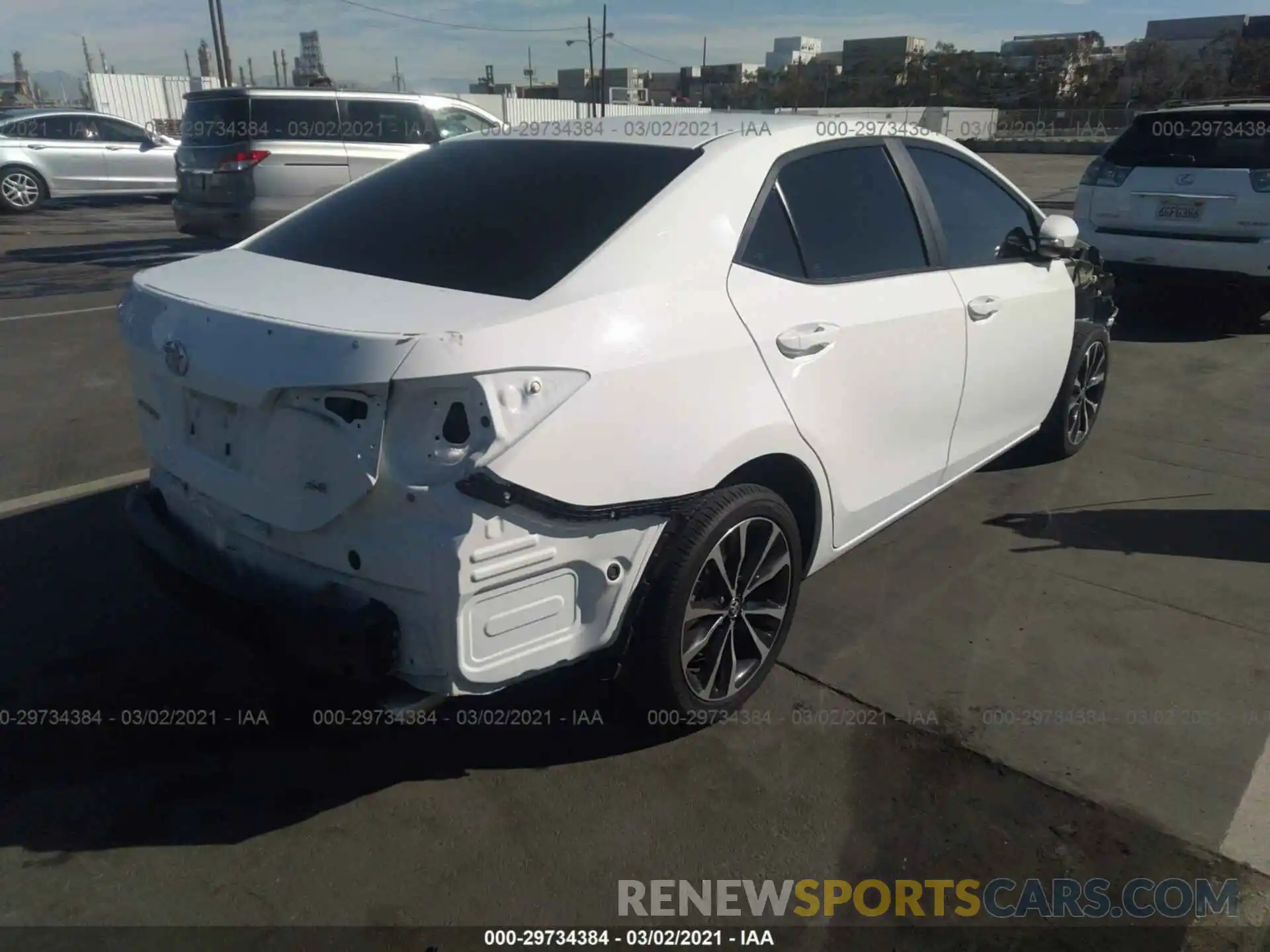 4 Photograph of a damaged car 5YFBURHE5KP924198 TOYOTA COROLLA 2019