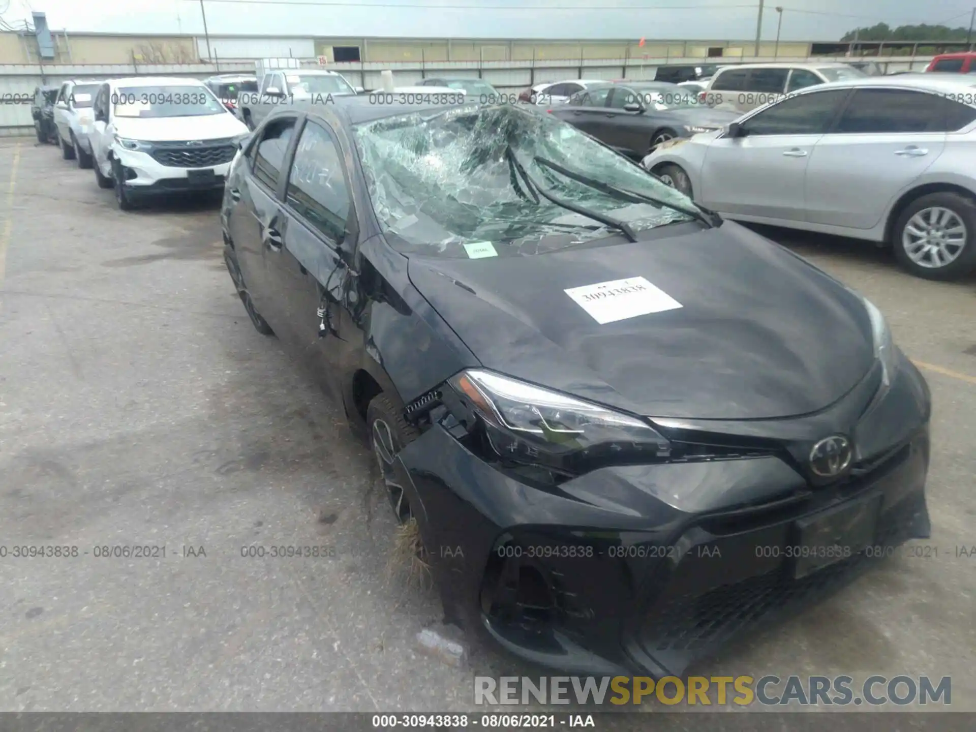 1 Photograph of a damaged car 5YFBURHE5KP925769 TOYOTA COROLLA 2019