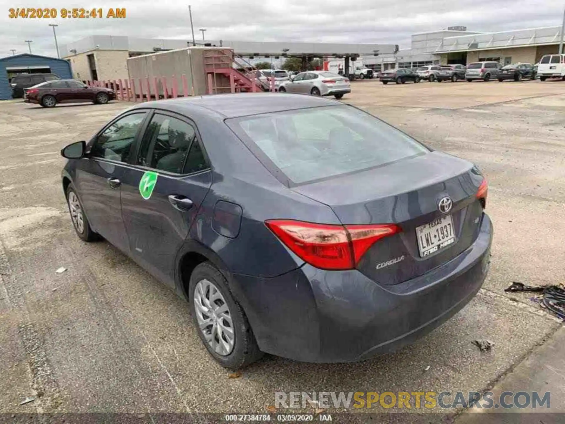 16 Photograph of a damaged car 5YFBURHE5KP926369 TOYOTA COROLLA 2019