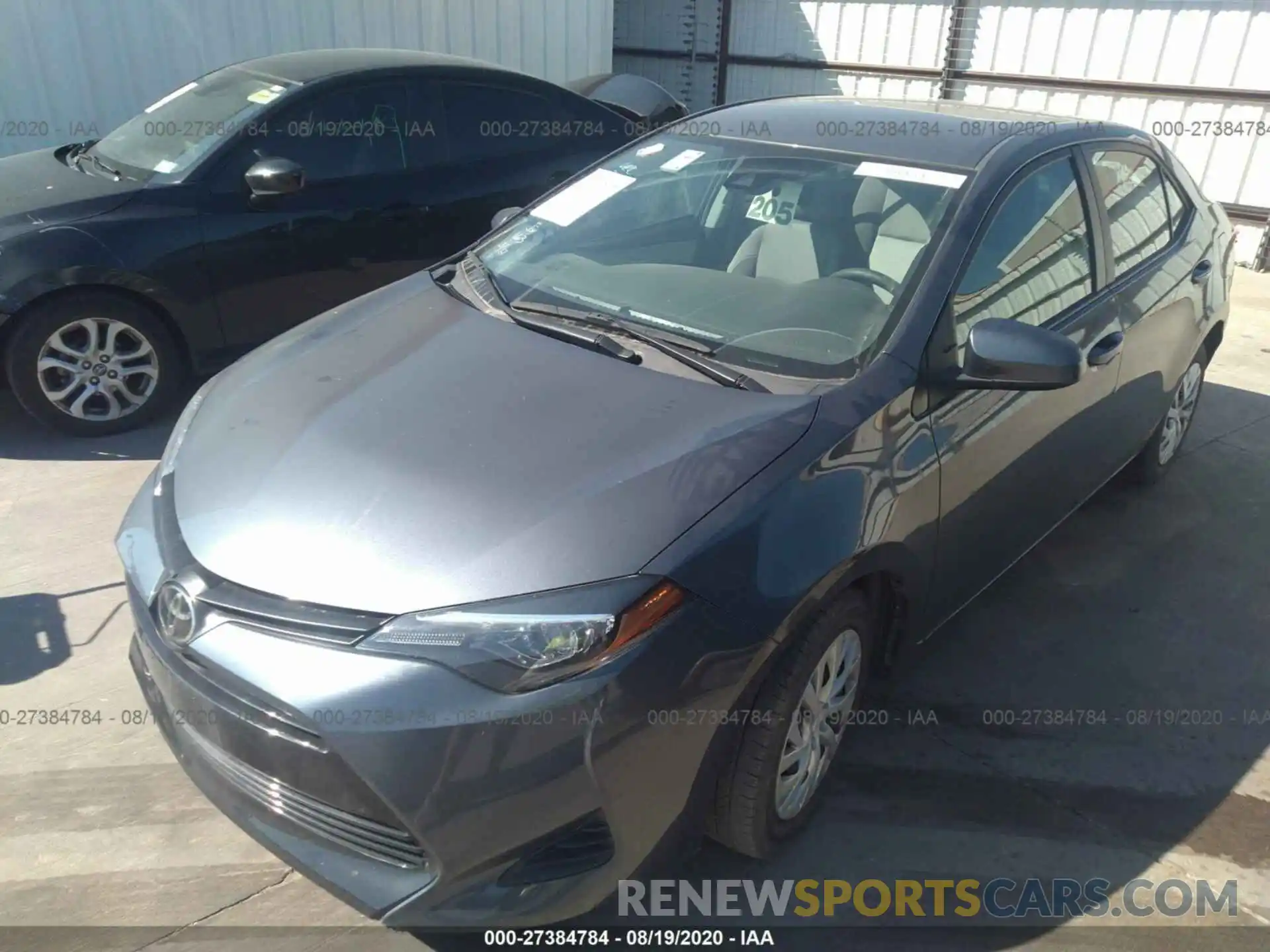 2 Photograph of a damaged car 5YFBURHE5KP926369 TOYOTA COROLLA 2019