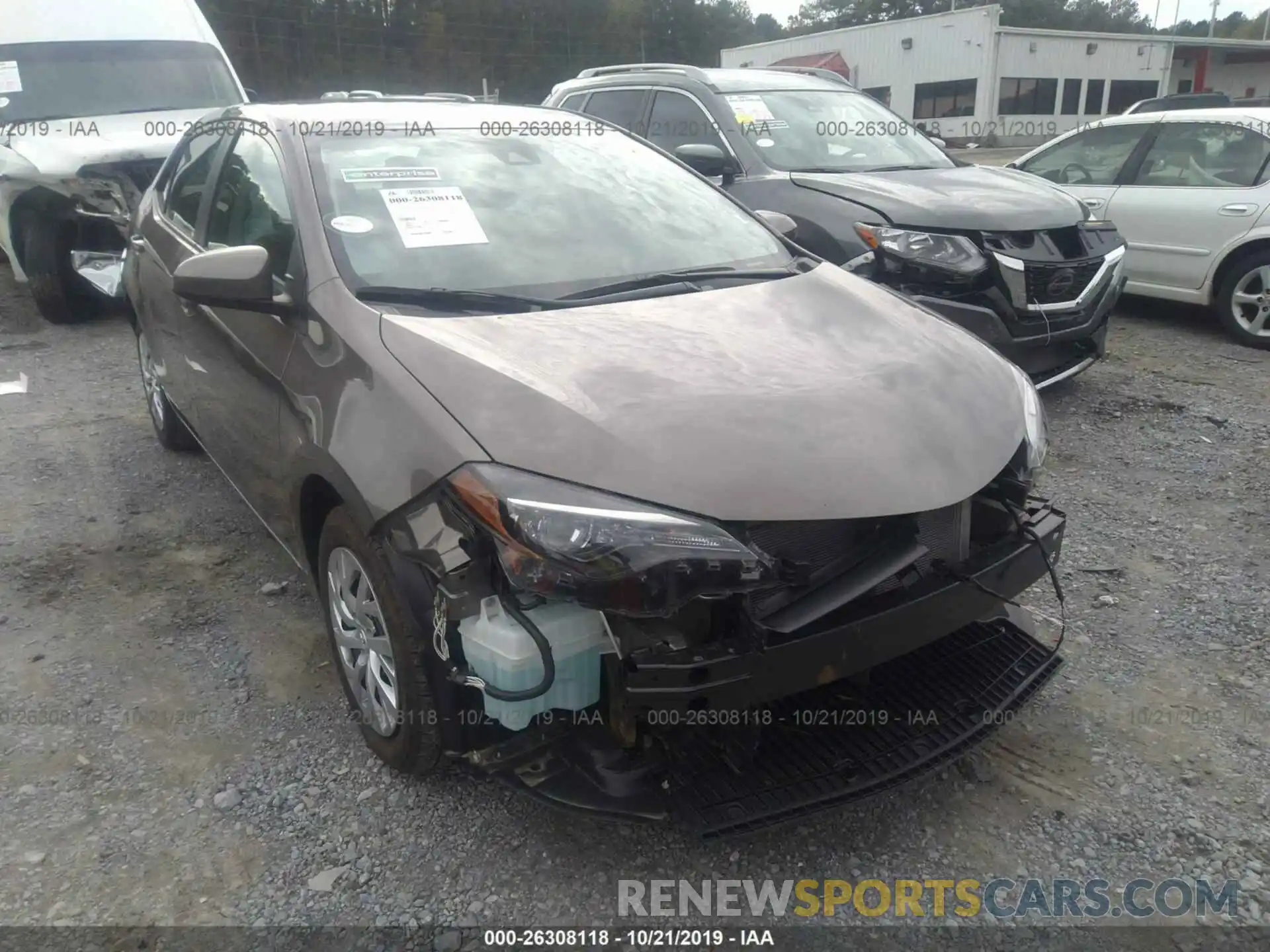 1 Photograph of a damaged car 5YFBURHE5KP926579 TOYOTA COROLLA 2019