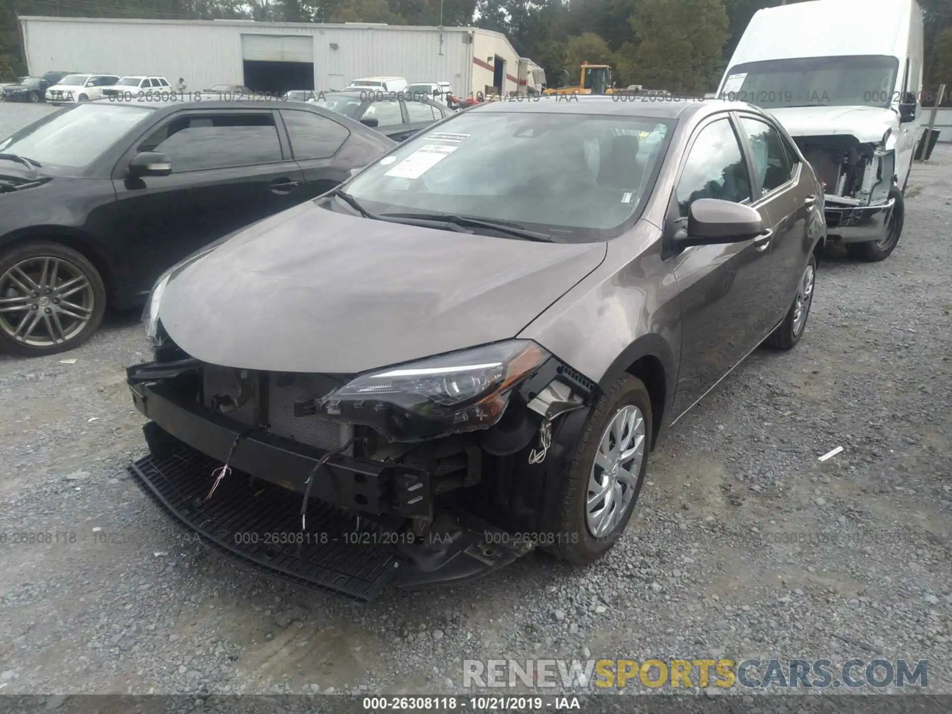 2 Photograph of a damaged car 5YFBURHE5KP926579 TOYOTA COROLLA 2019