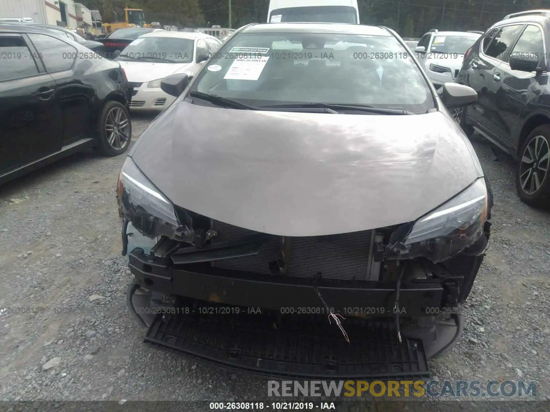 6 Photograph of a damaged car 5YFBURHE5KP926579 TOYOTA COROLLA 2019