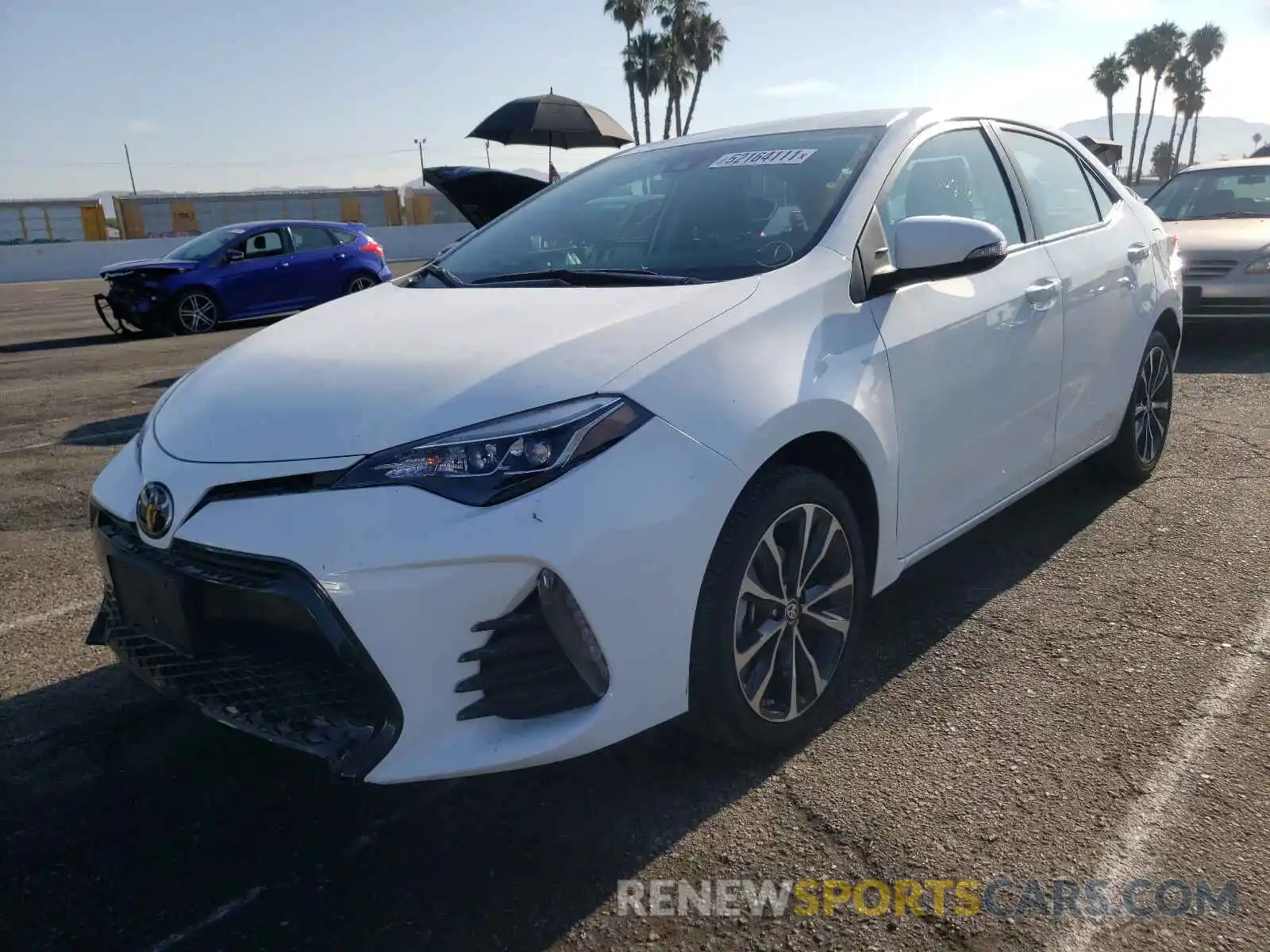 2 Photograph of a damaged car 5YFBURHE5KP926775 TOYOTA COROLLA 2019