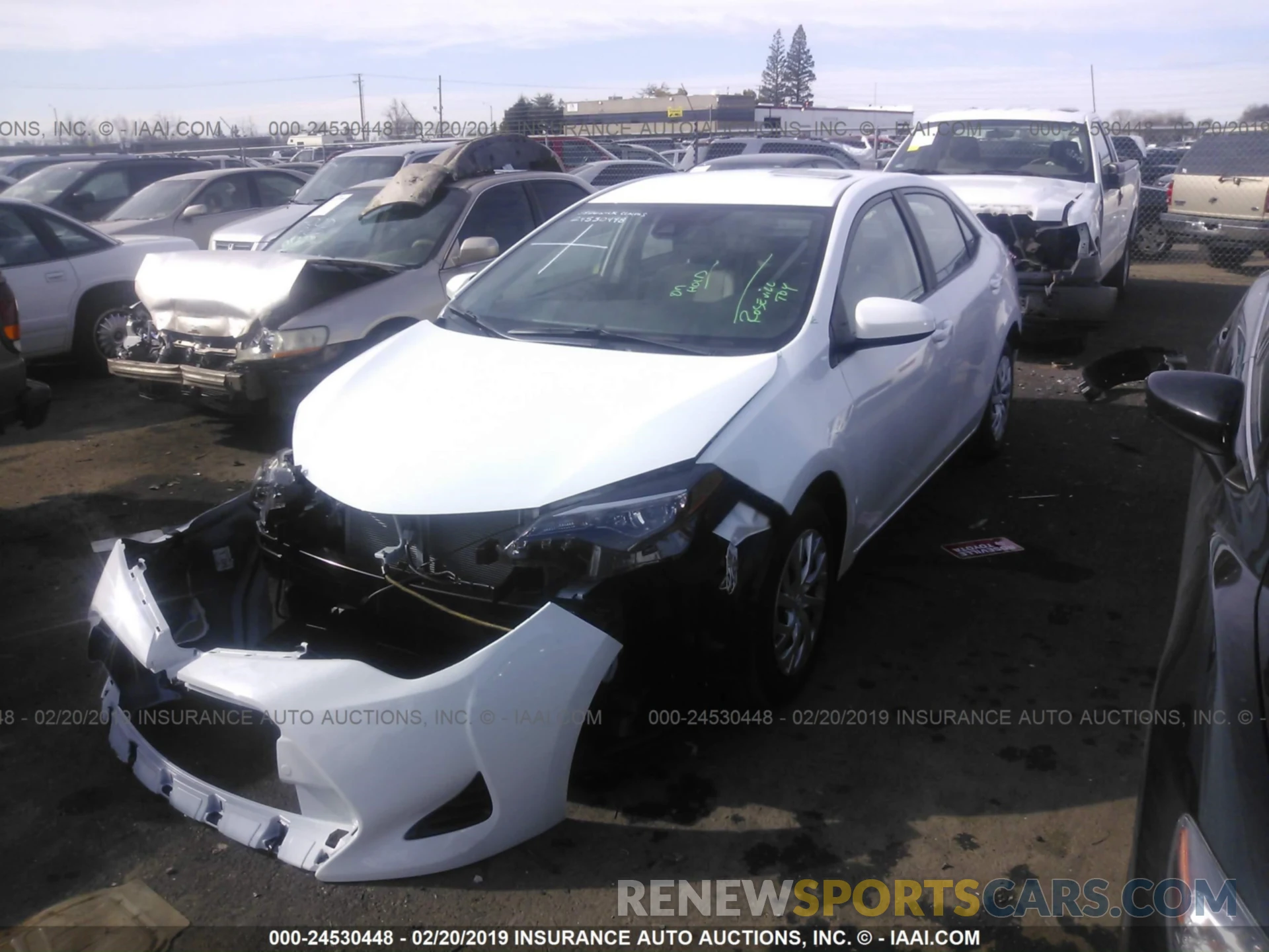 2 Фотография поврежденного автомобиля 5YFBURHE5KP926954 TOYOTA COROLLA 2019