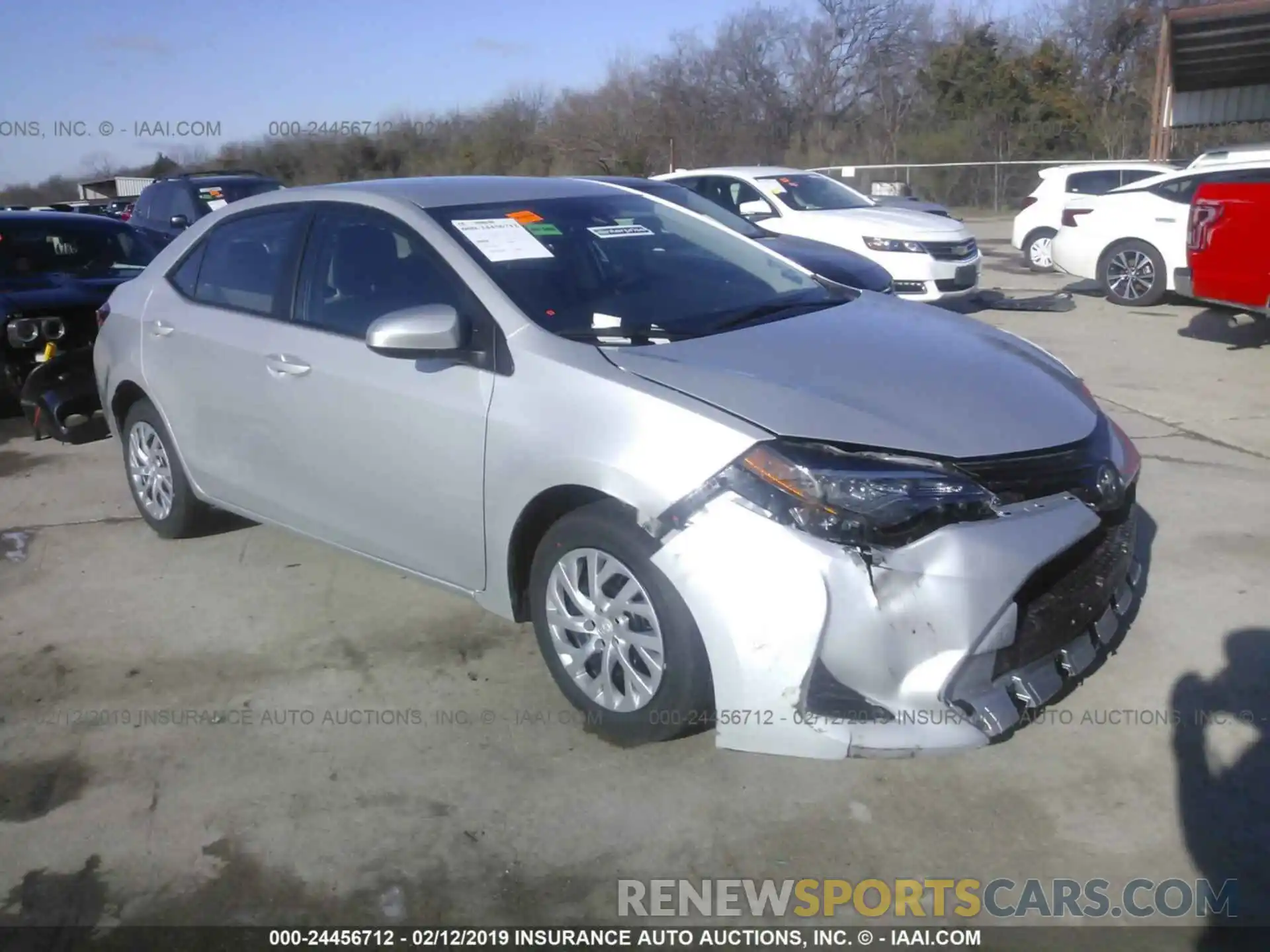 1 Photograph of a damaged car 5YFBURHE5KP927277 TOYOTA COROLLA 2019