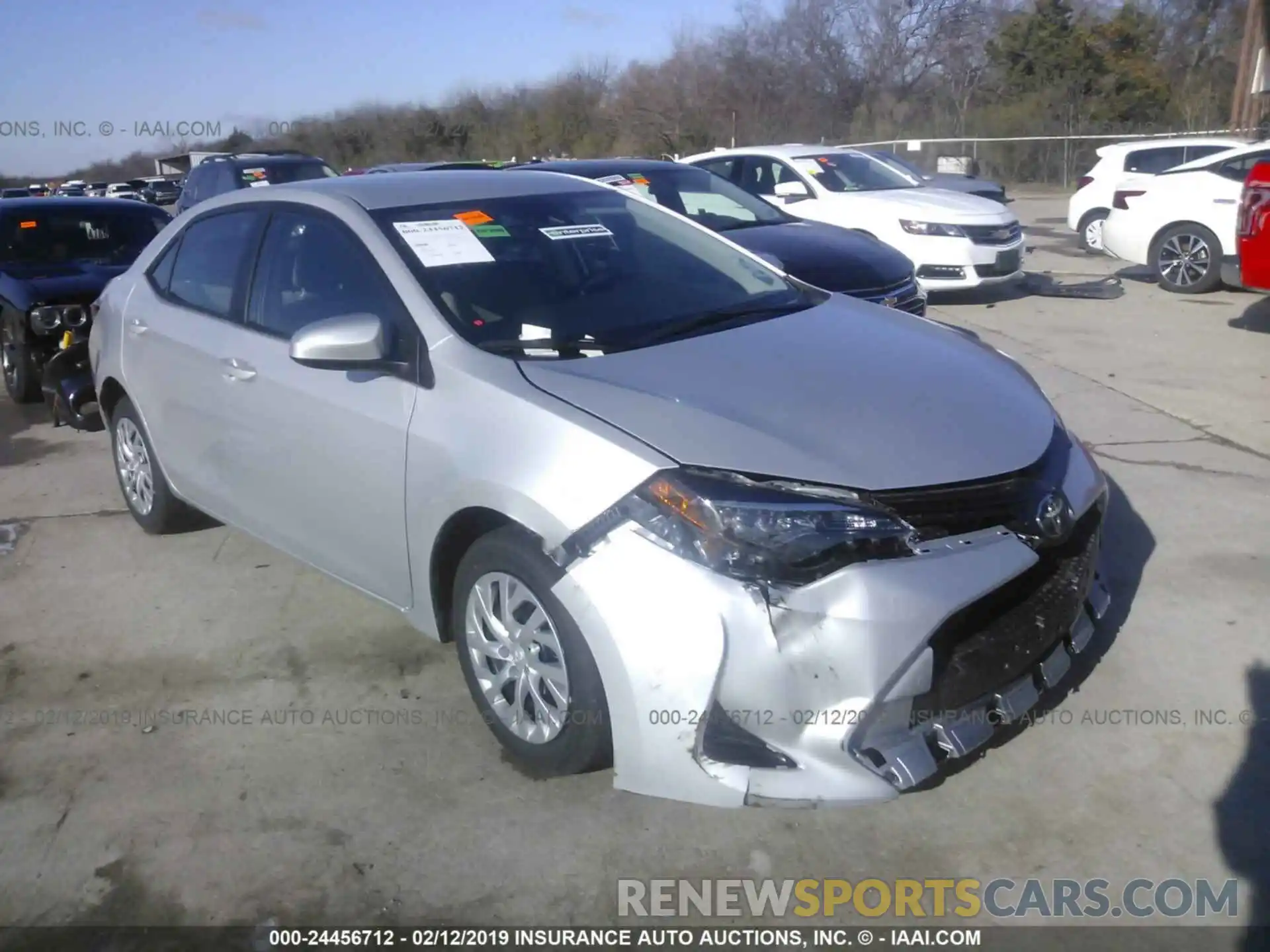 6 Photograph of a damaged car 5YFBURHE5KP927277 TOYOTA COROLLA 2019