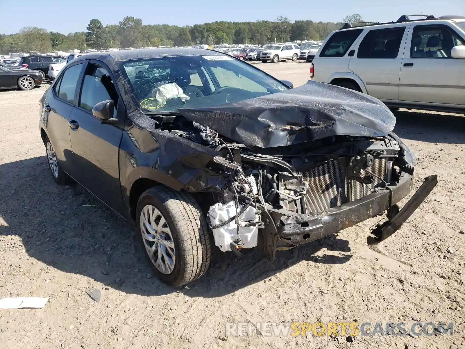 1 Photograph of a damaged car 5YFBURHE5KP927635 TOYOTA COROLLA 2019