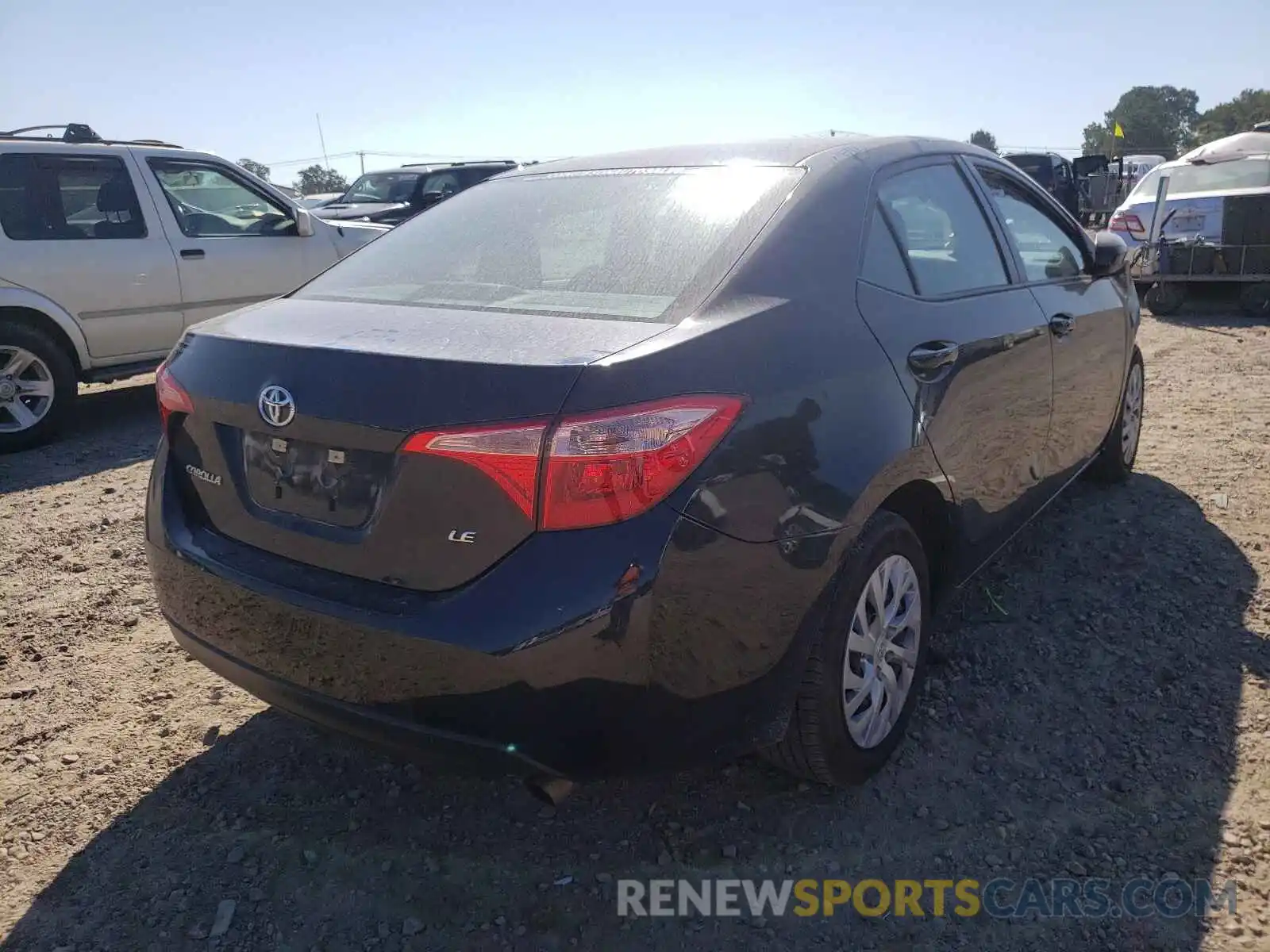 4 Photograph of a damaged car 5YFBURHE5KP927635 TOYOTA COROLLA 2019