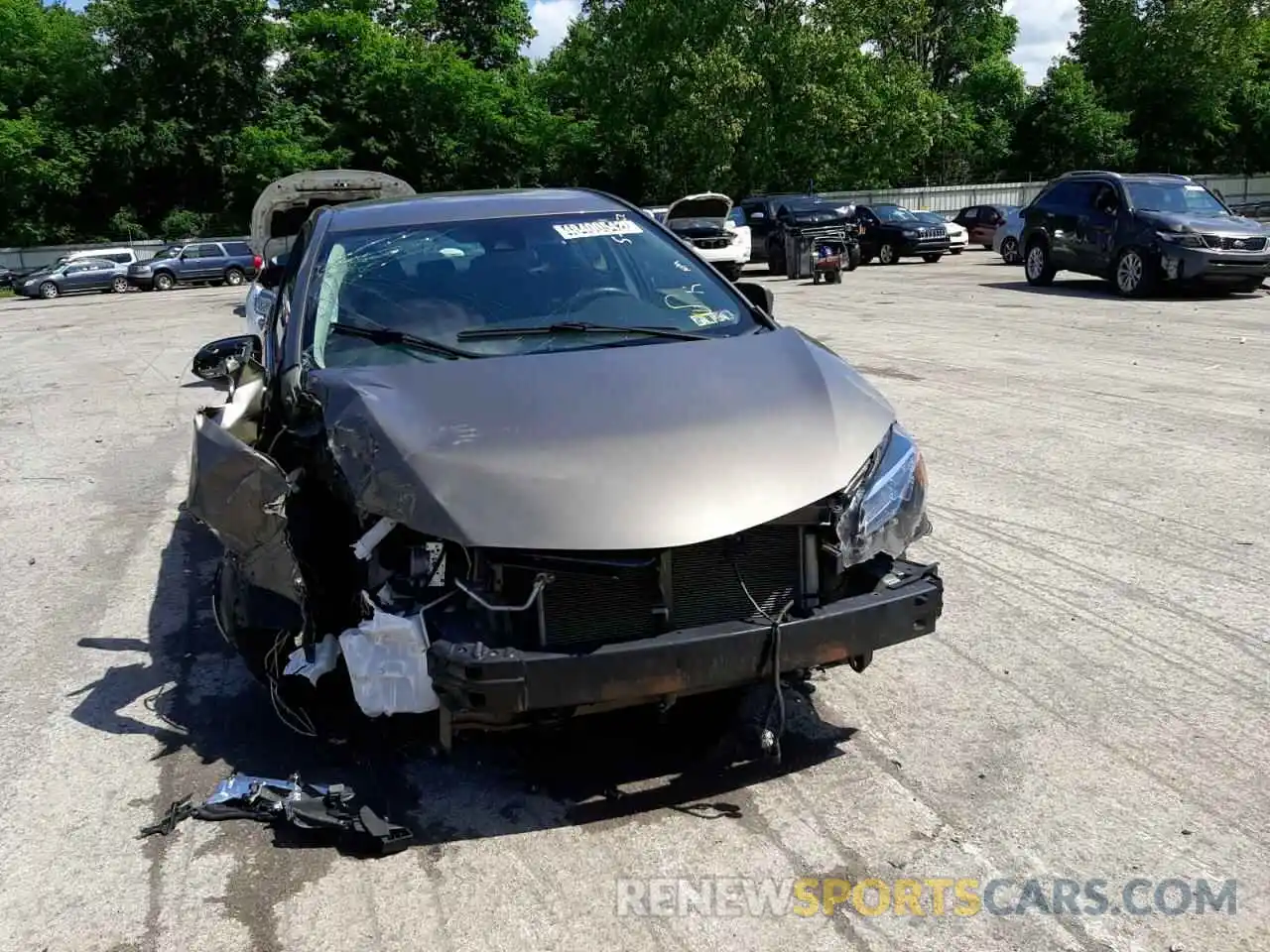 9 Photograph of a damaged car 5YFBURHE5KP927795 TOYOTA COROLLA 2019