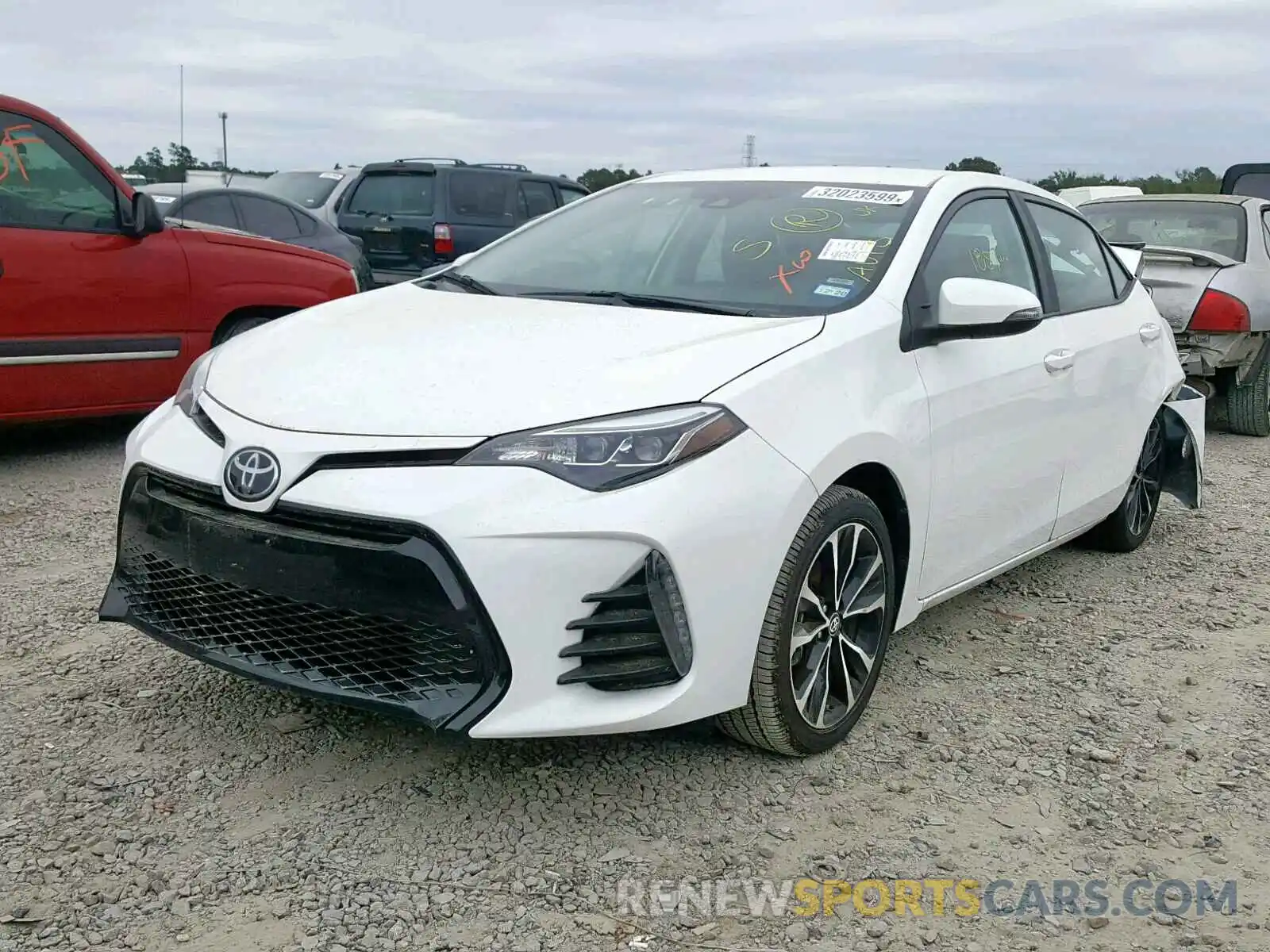 2 Photograph of a damaged car 5YFBURHE5KP927831 TOYOTA COROLLA 2019