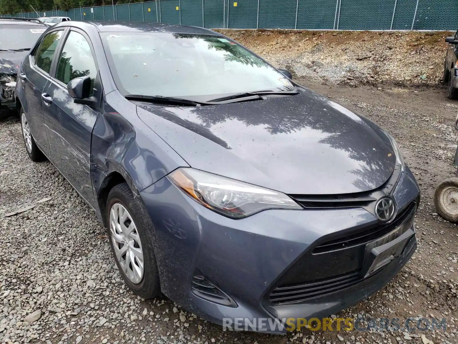 1 Photograph of a damaged car 5YFBURHE5KP928171 TOYOTA COROLLA 2019