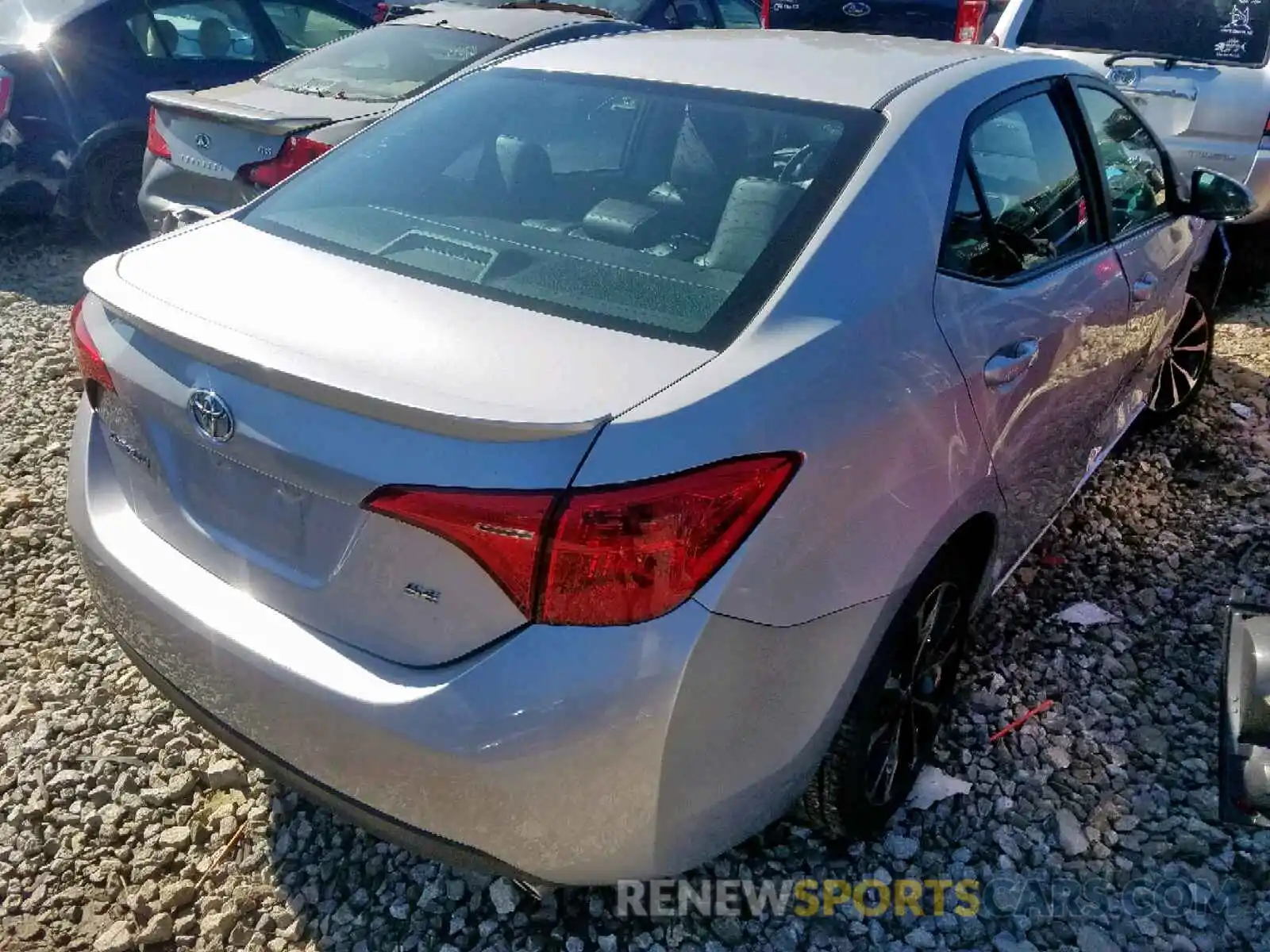 4 Photograph of a damaged car 5YFBURHE5KP928333 TOYOTA COROLLA 2019