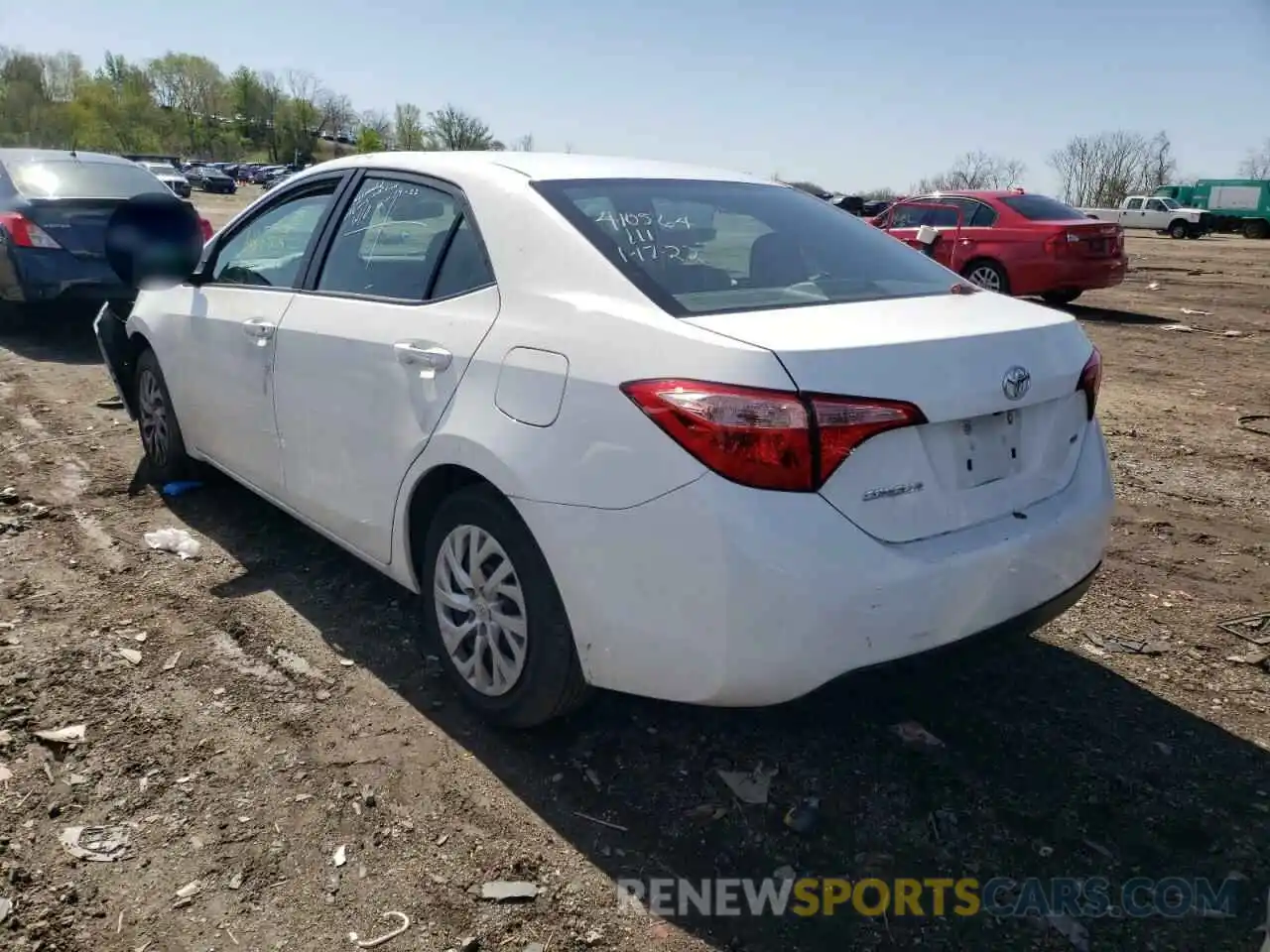 3 Photograph of a damaged car 5YFBURHE5KP928588 TOYOTA COROLLA 2019