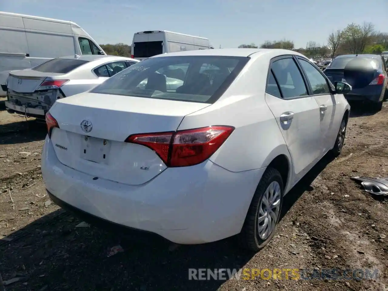 4 Photograph of a damaged car 5YFBURHE5KP928588 TOYOTA COROLLA 2019