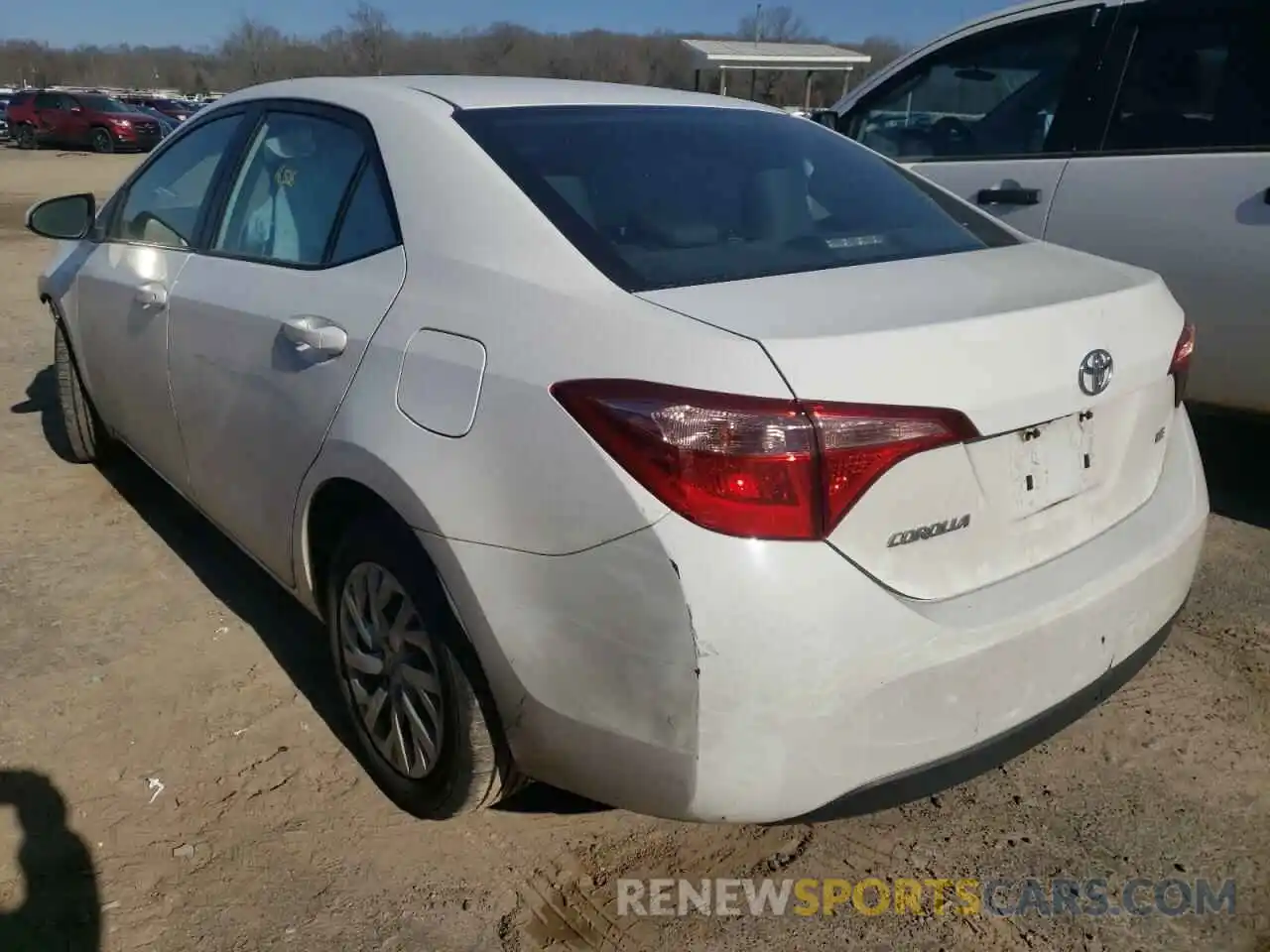 3 Photograph of a damaged car 5YFBURHE5KP928655 TOYOTA COROLLA 2019