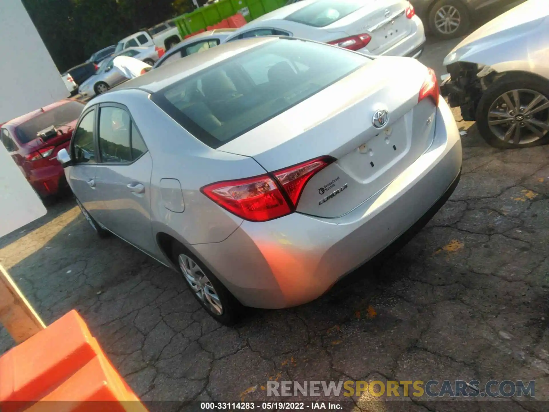 3 Photograph of a damaged car 5YFBURHE5KP929014 TOYOTA COROLLA 2019