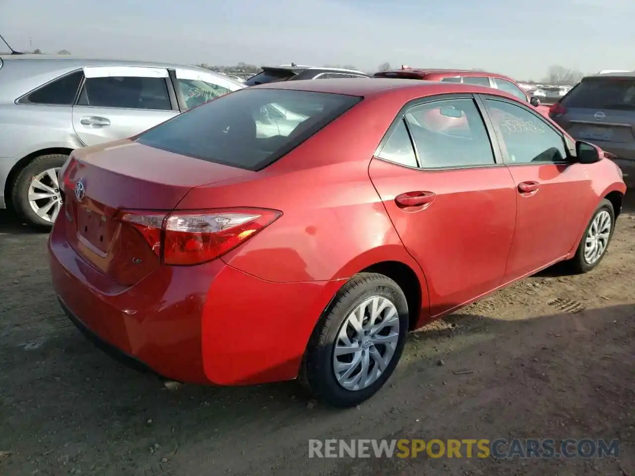 4 Photograph of a damaged car 5YFBURHE5KP929210 TOYOTA COROLLA 2019