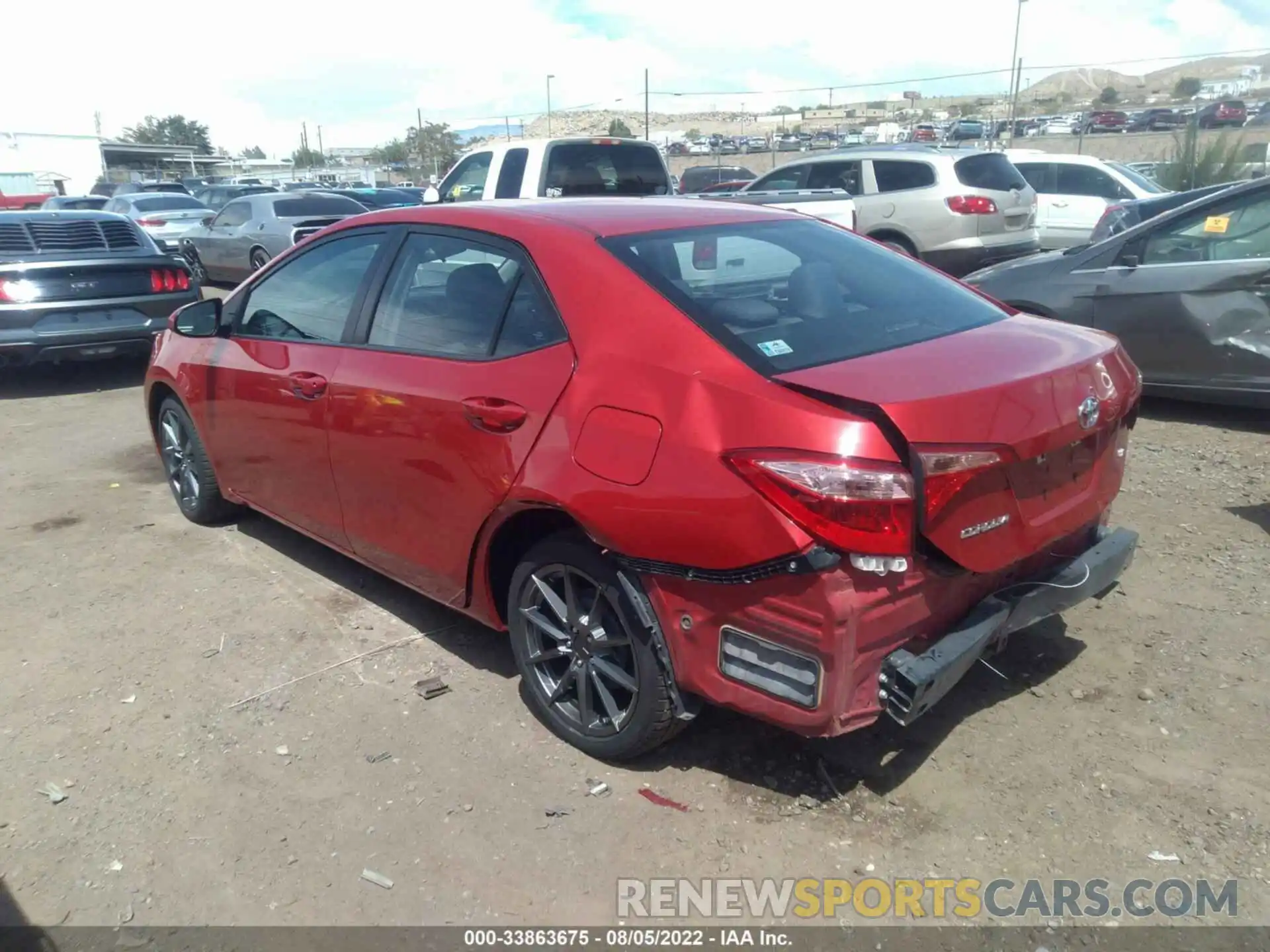 3 Photograph of a damaged car 5YFBURHE5KP929353 TOYOTA COROLLA 2019