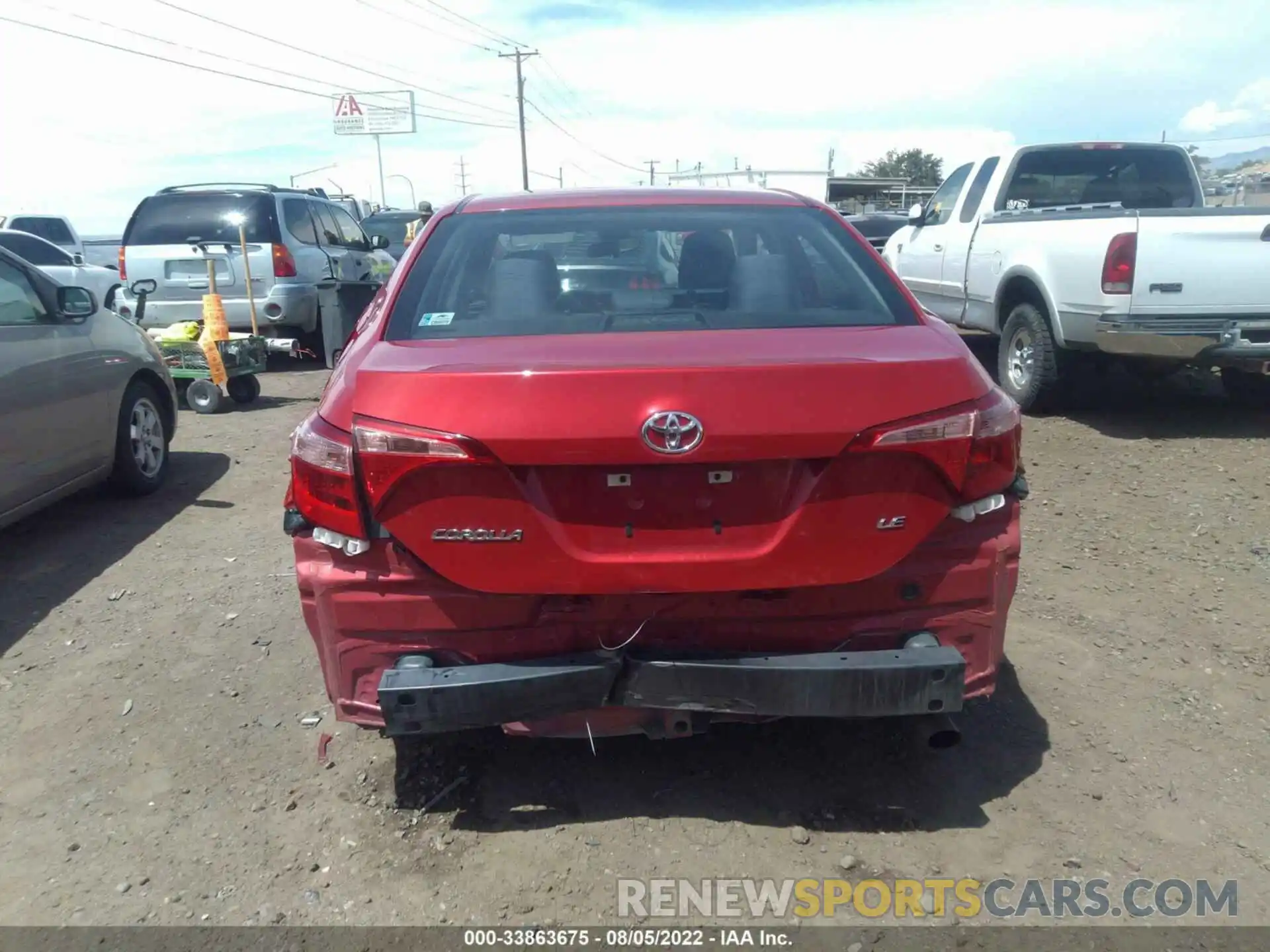 6 Photograph of a damaged car 5YFBURHE5KP929353 TOYOTA COROLLA 2019