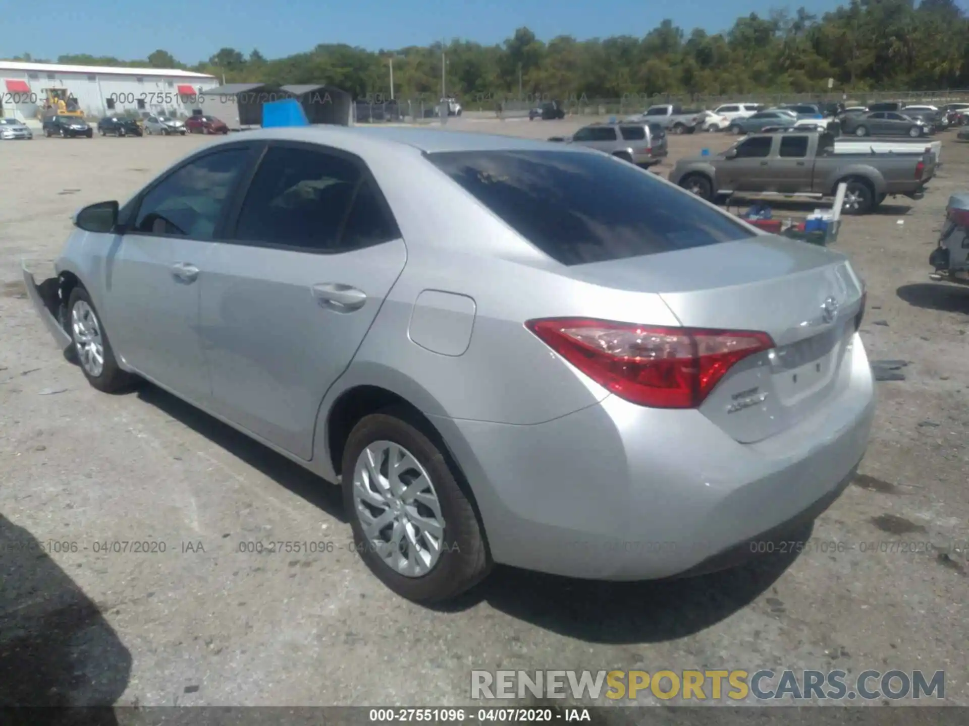 3 Photograph of a damaged car 5YFBURHE5KP929756 TOYOTA COROLLA 2019