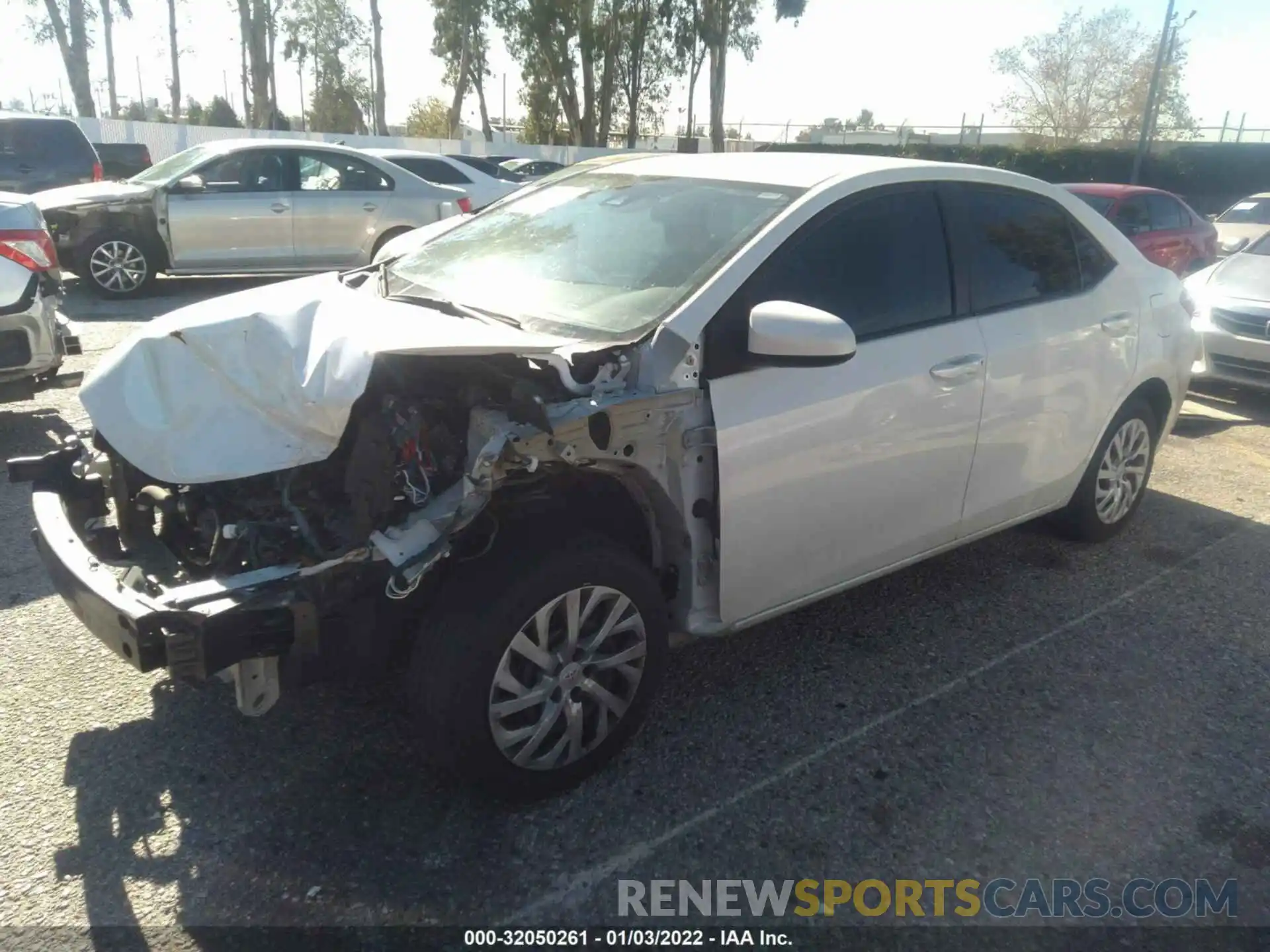 2 Photograph of a damaged car 5YFBURHE5KP930471 TOYOTA COROLLA 2019