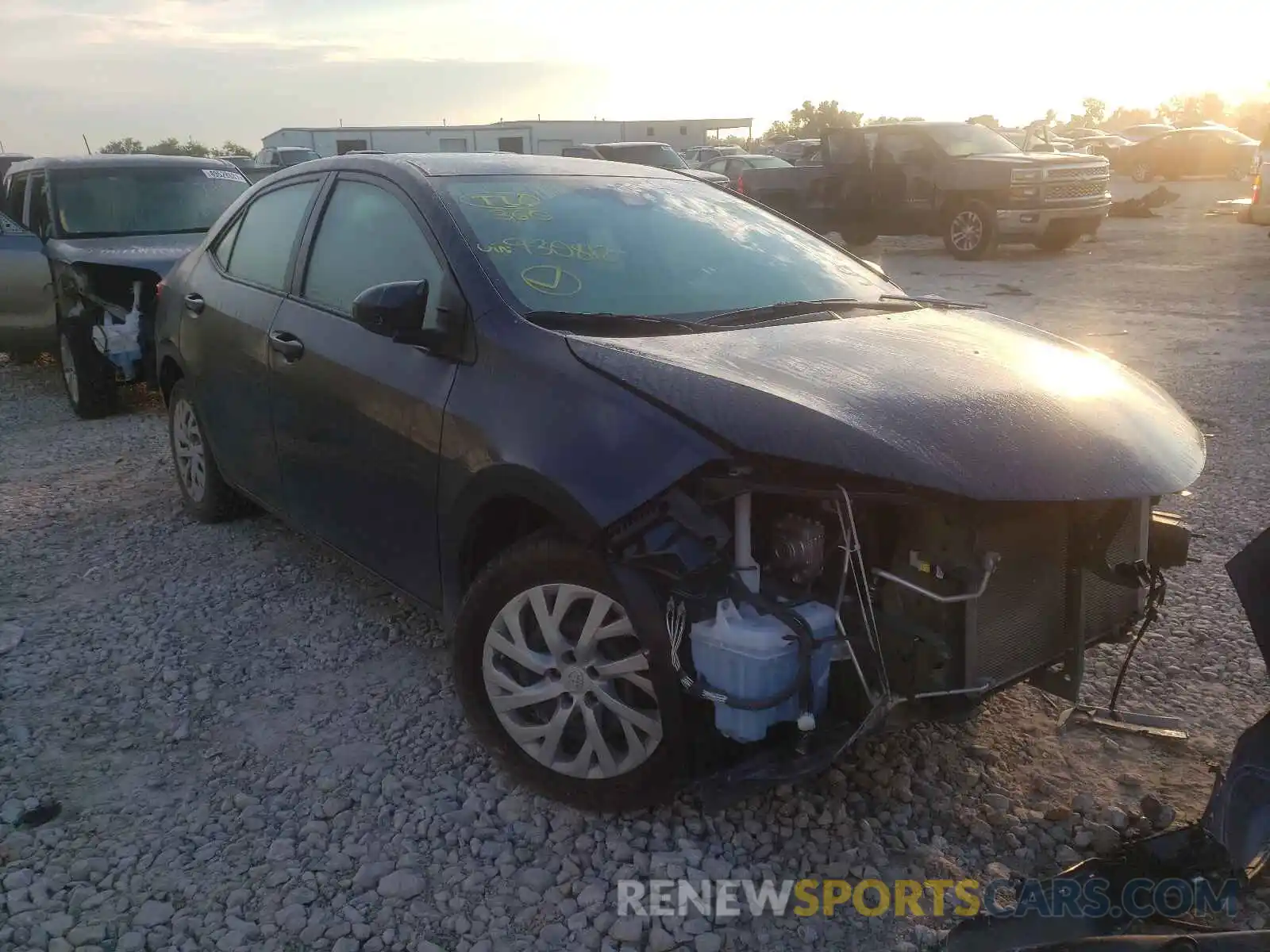 1 Photograph of a damaged car 5YFBURHE5KP930812 TOYOTA COROLLA 2019