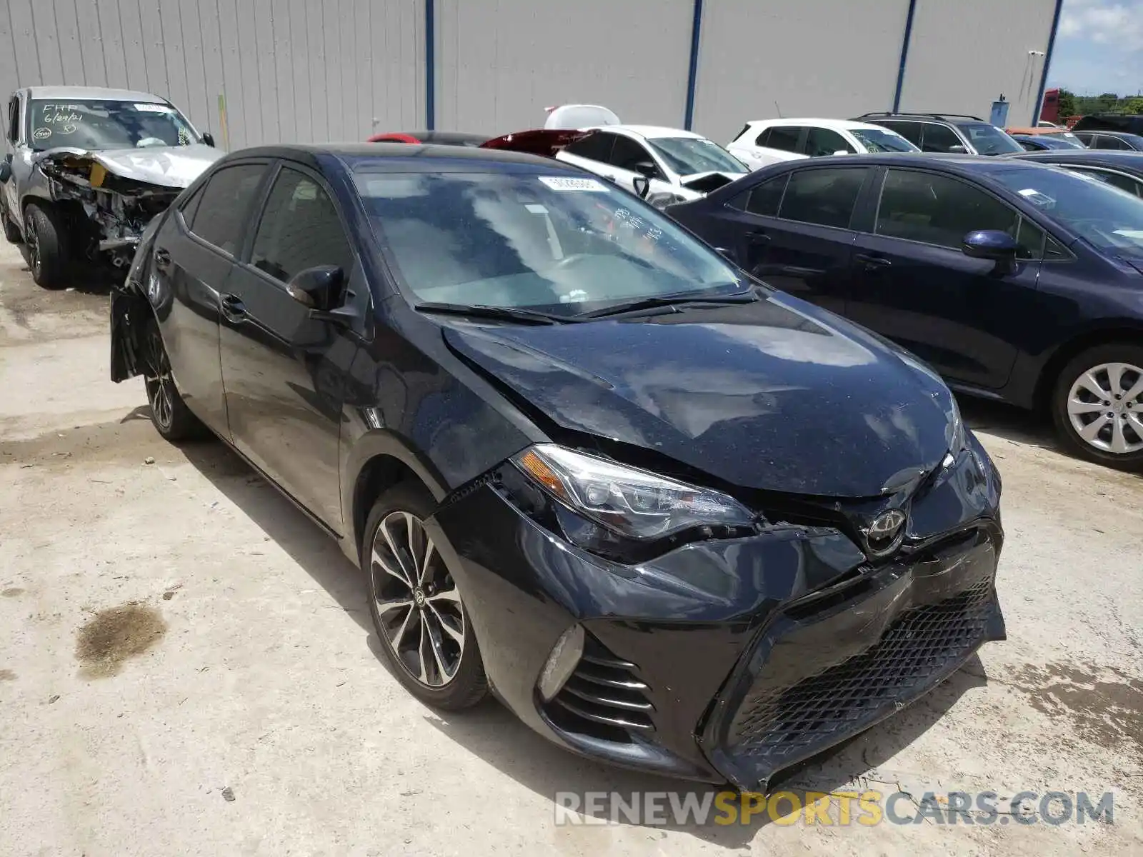 1 Photograph of a damaged car 5YFBURHE5KP930857 TOYOTA COROLLA 2019