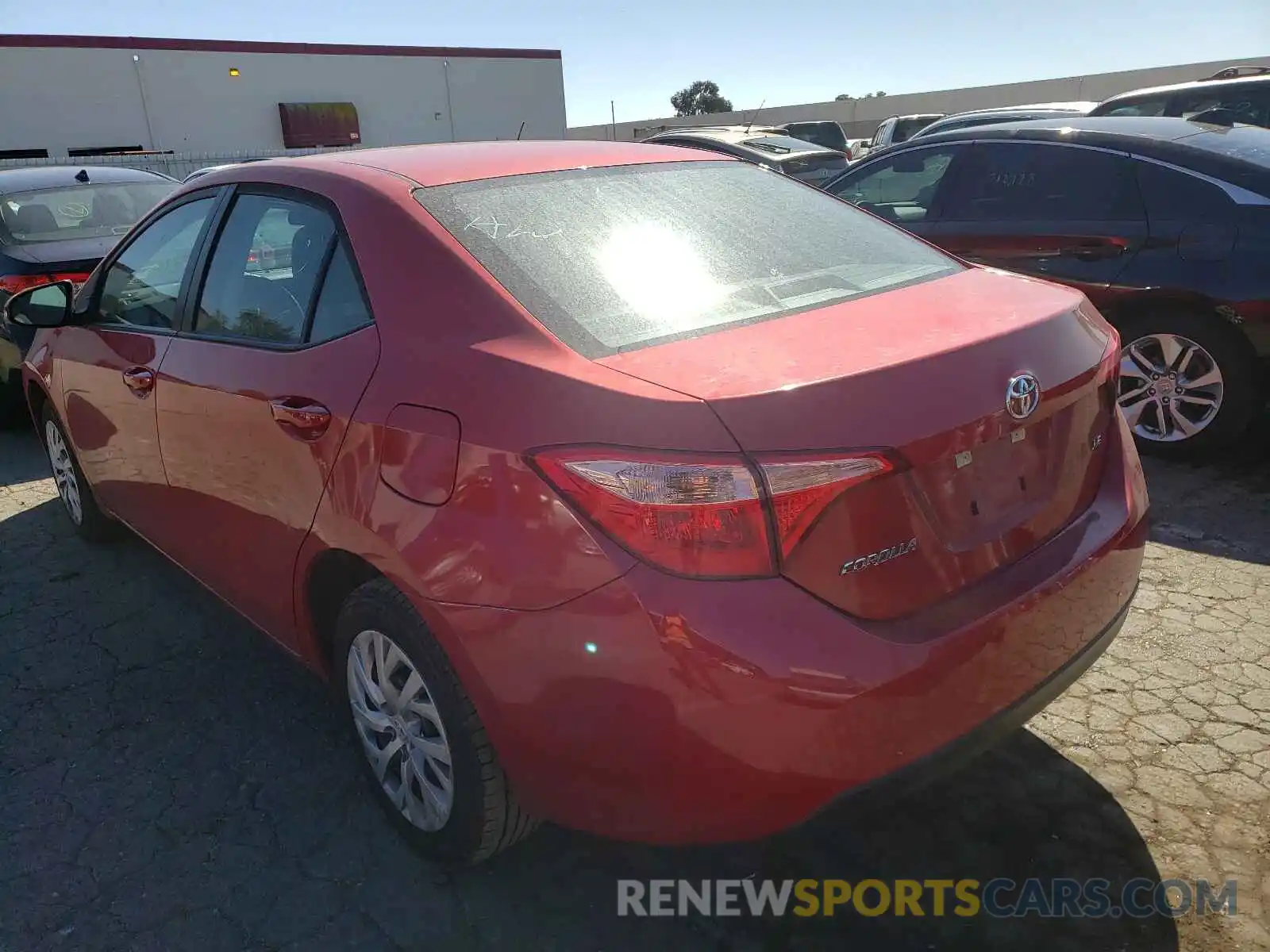 3 Photograph of a damaged car 5YFBURHE5KP930860 TOYOTA COROLLA 2019