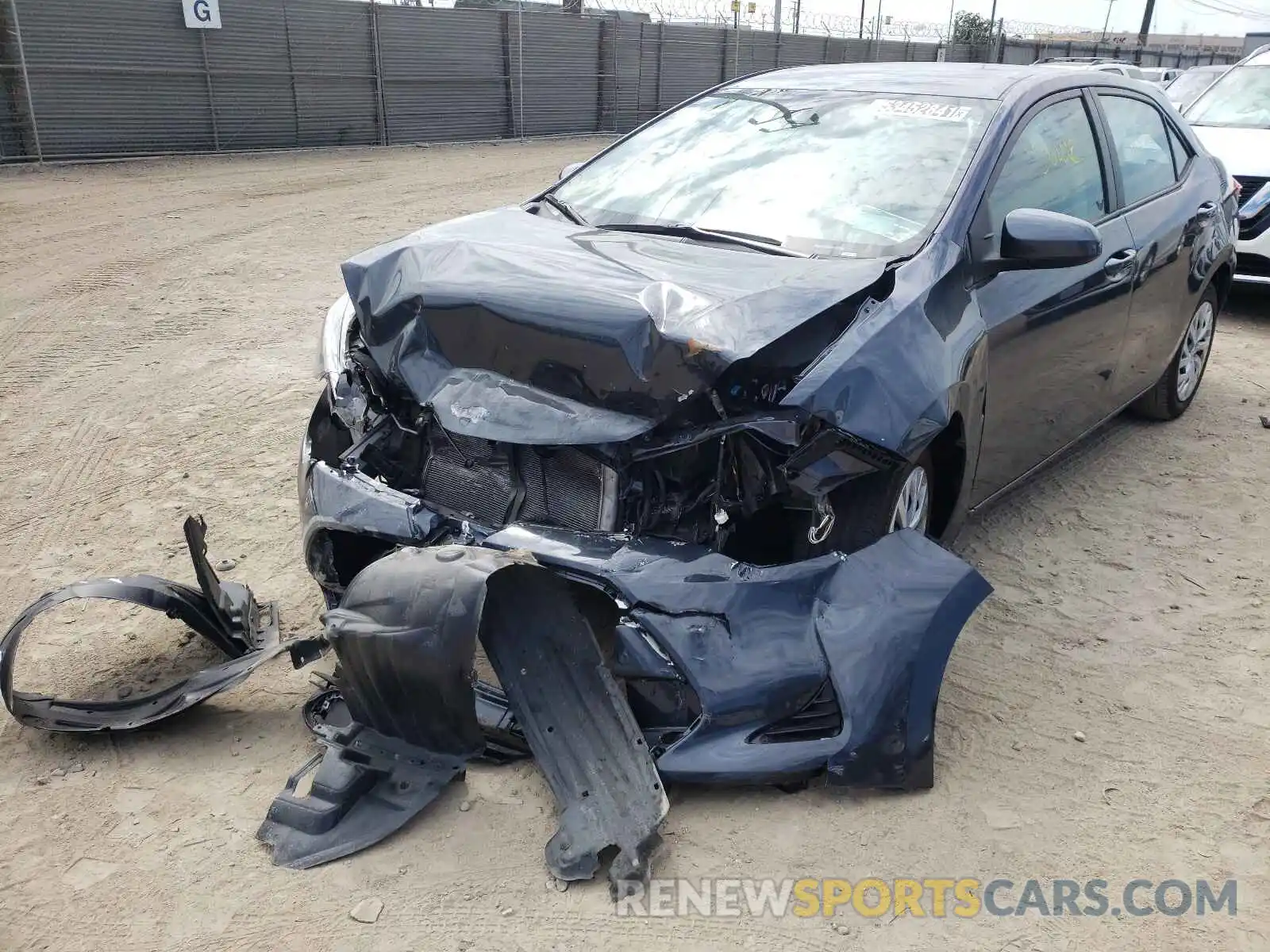 2 Photograph of a damaged car 5YFBURHE5KP930972 TOYOTA COROLLA 2019