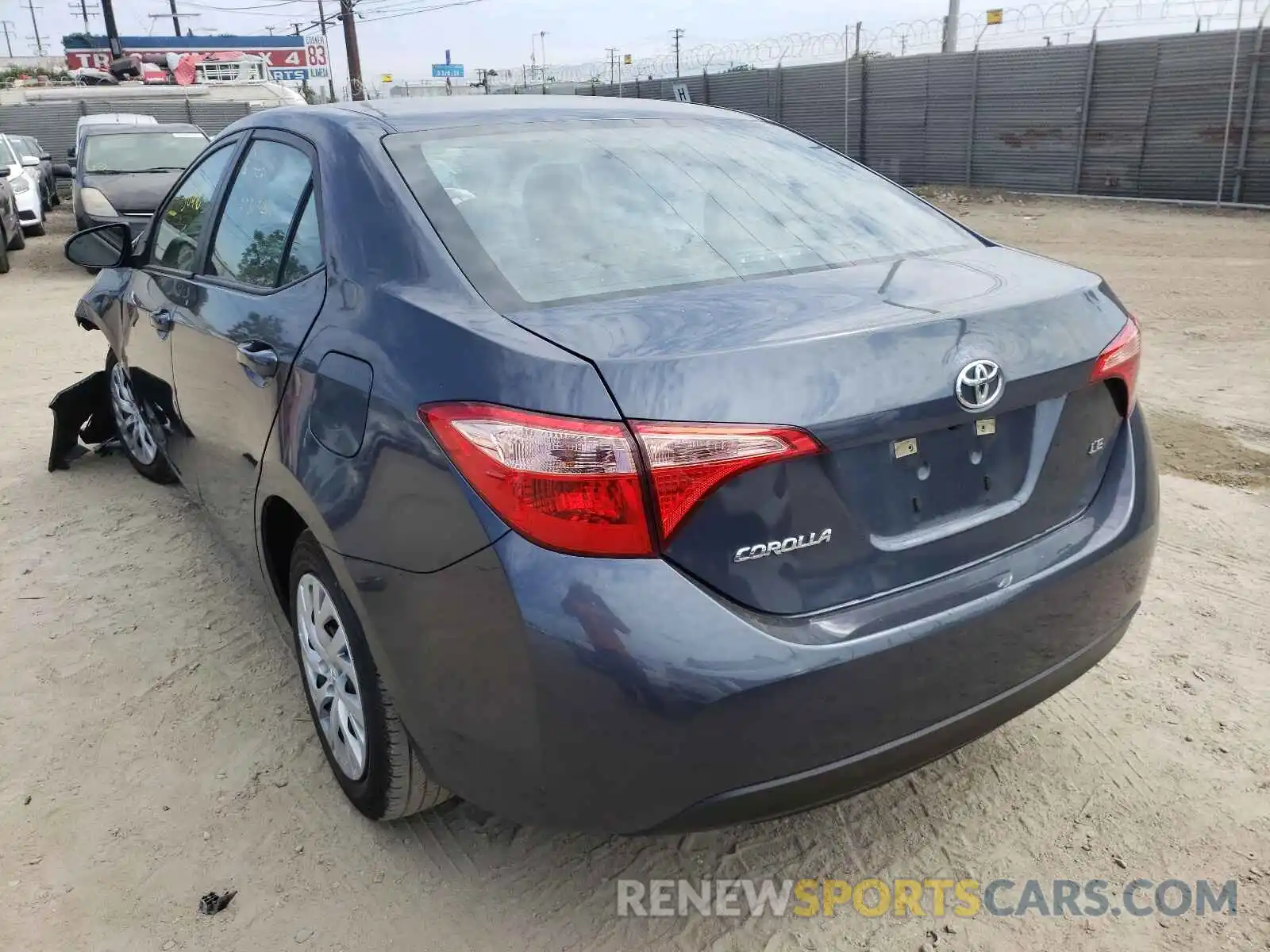 3 Photograph of a damaged car 5YFBURHE5KP930972 TOYOTA COROLLA 2019